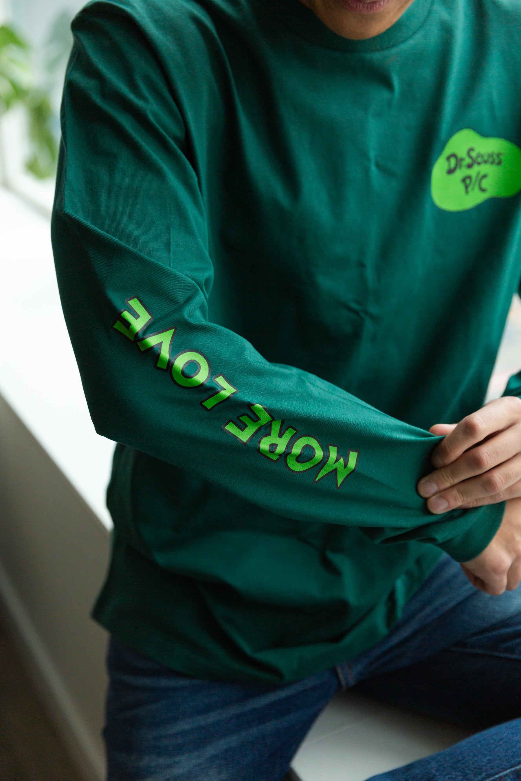 The Lorax All Over Long Sleeve - Forest Green