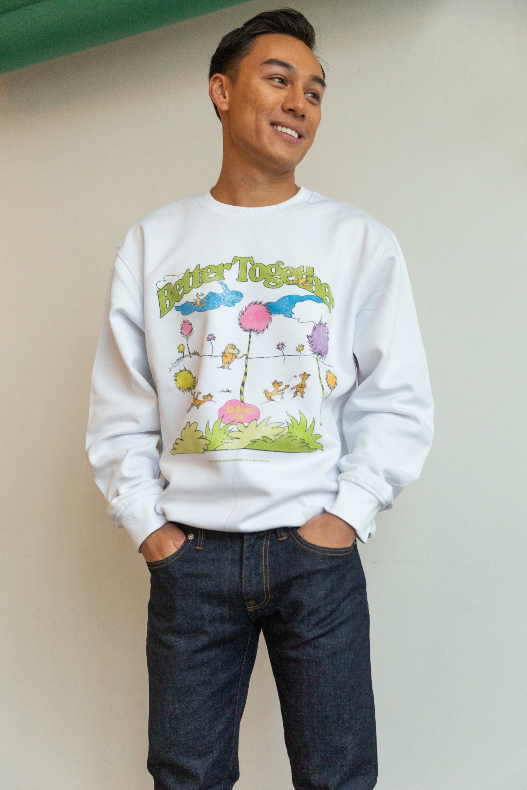The Lorax Better Together Crewneck - White