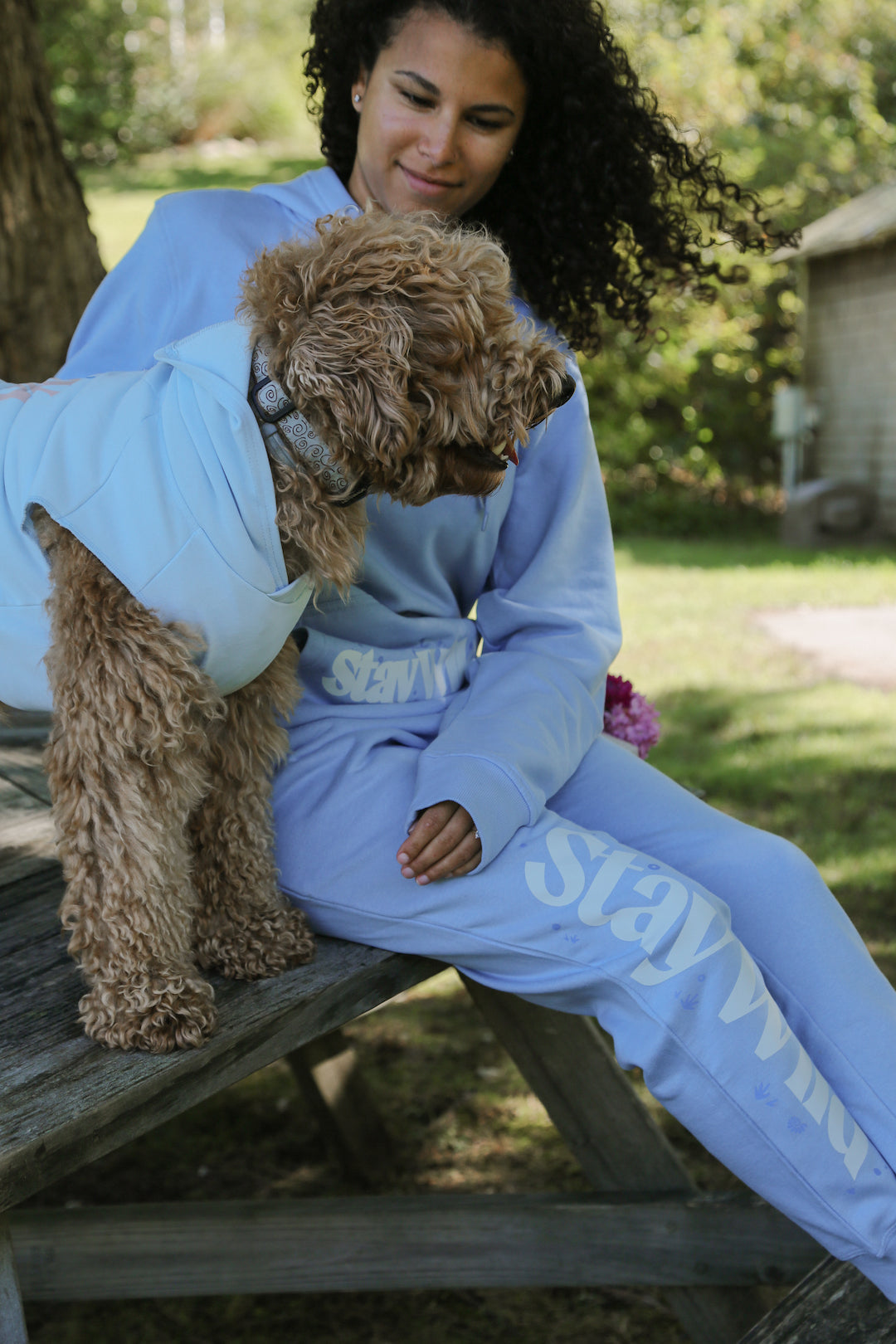 Stay Wild Jogger - Vista Blue