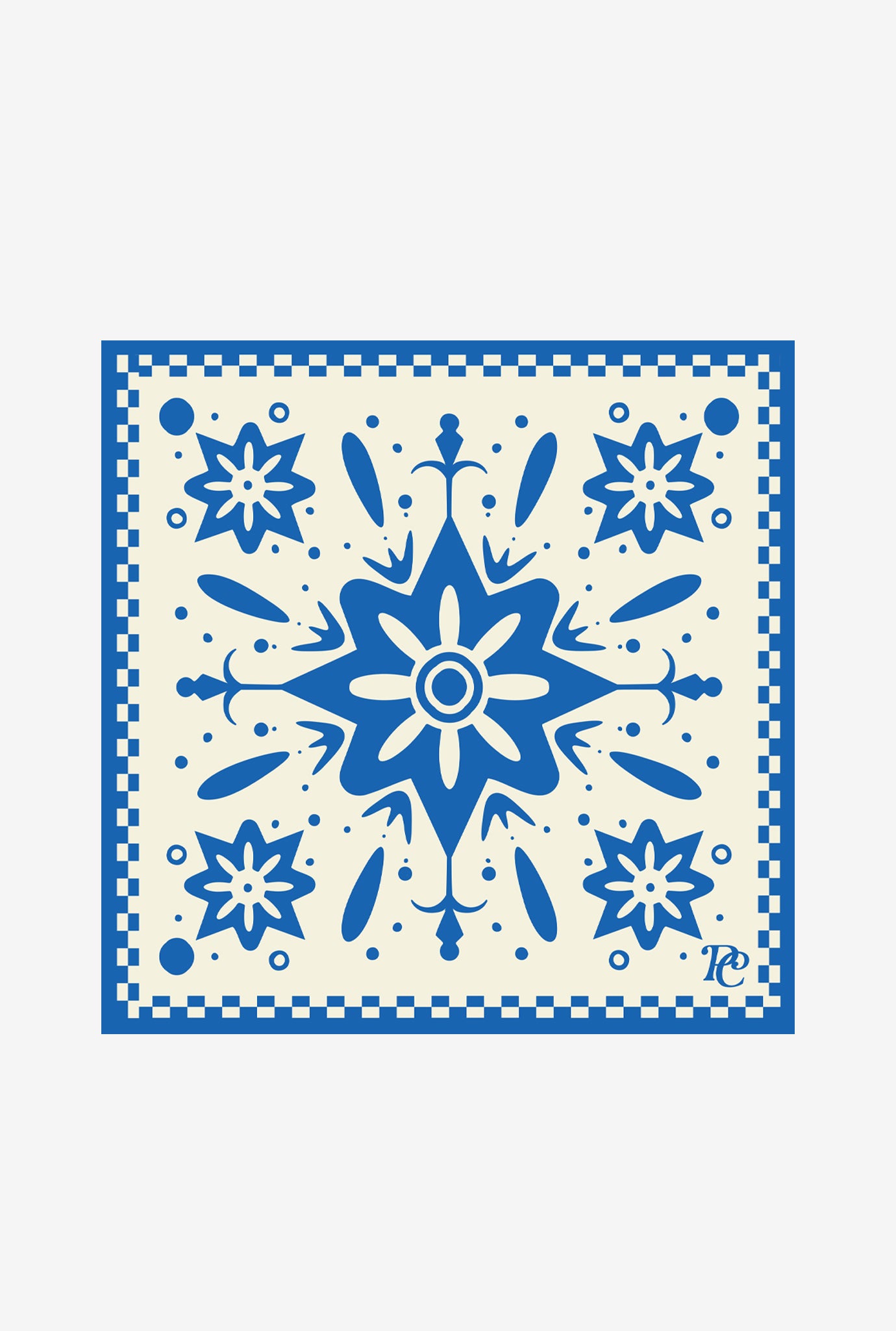 Lisbon Summer Scarf - Blue