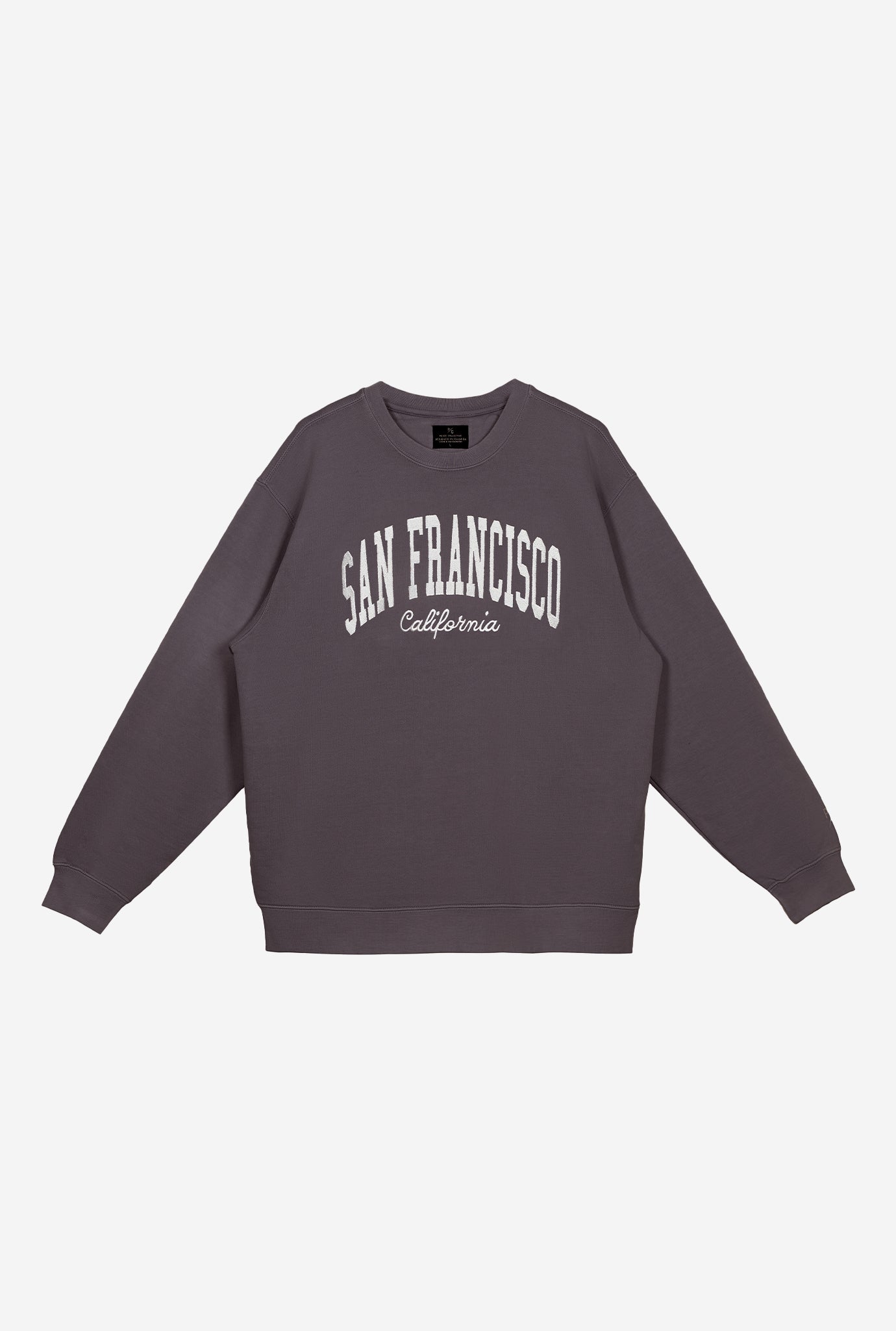 San Francisco Tourist Pigment Dye Crewneck - Black