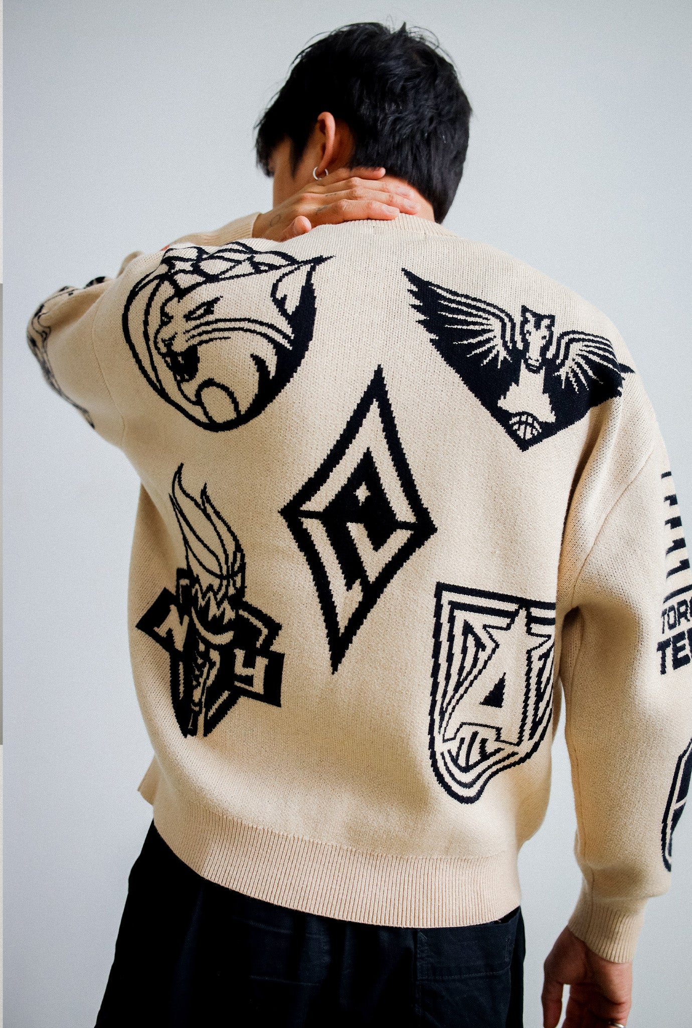 WNBA Knit Sweater - Ivory