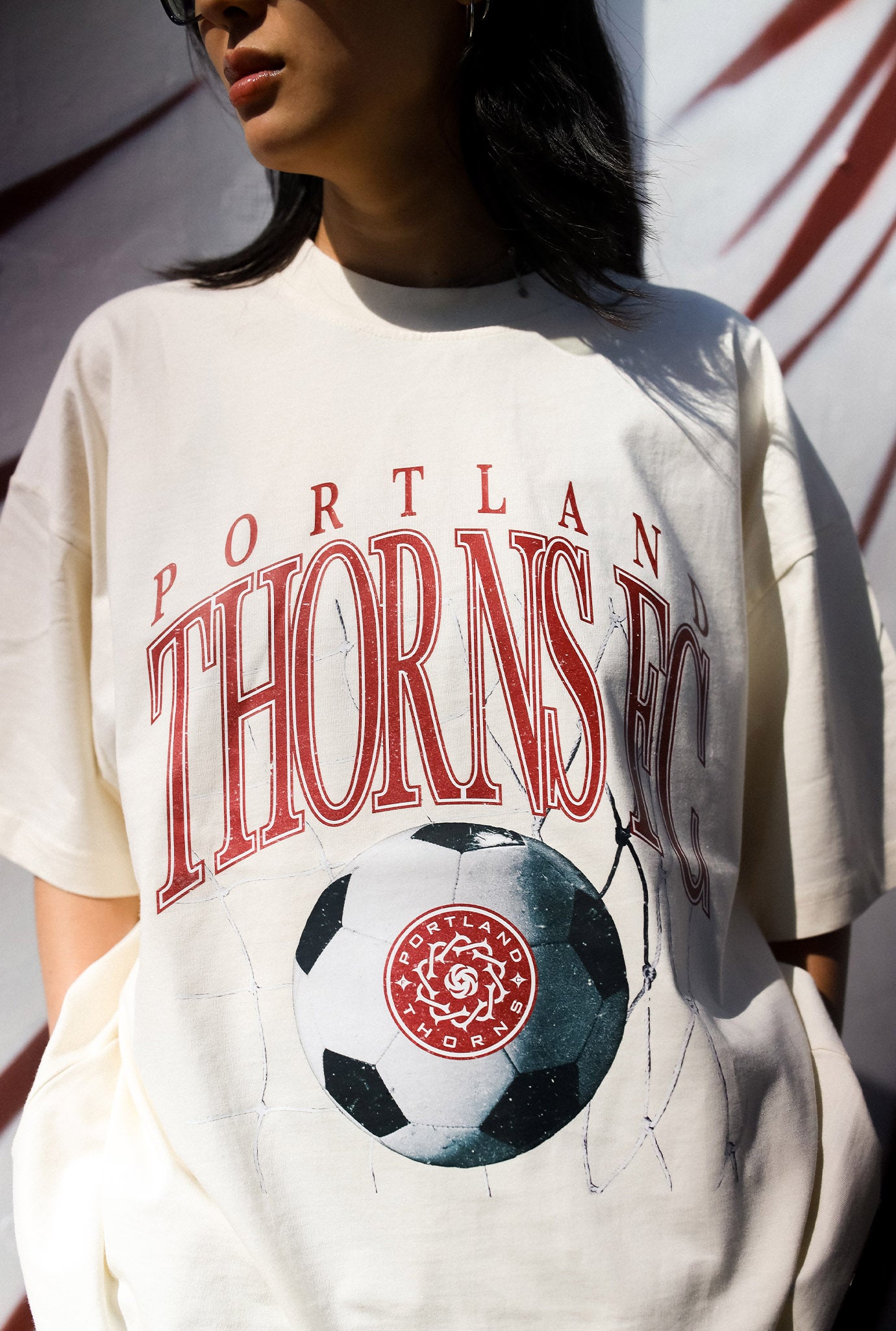 Portland Thorns FC Heavyweight T-Shirt - Ivory