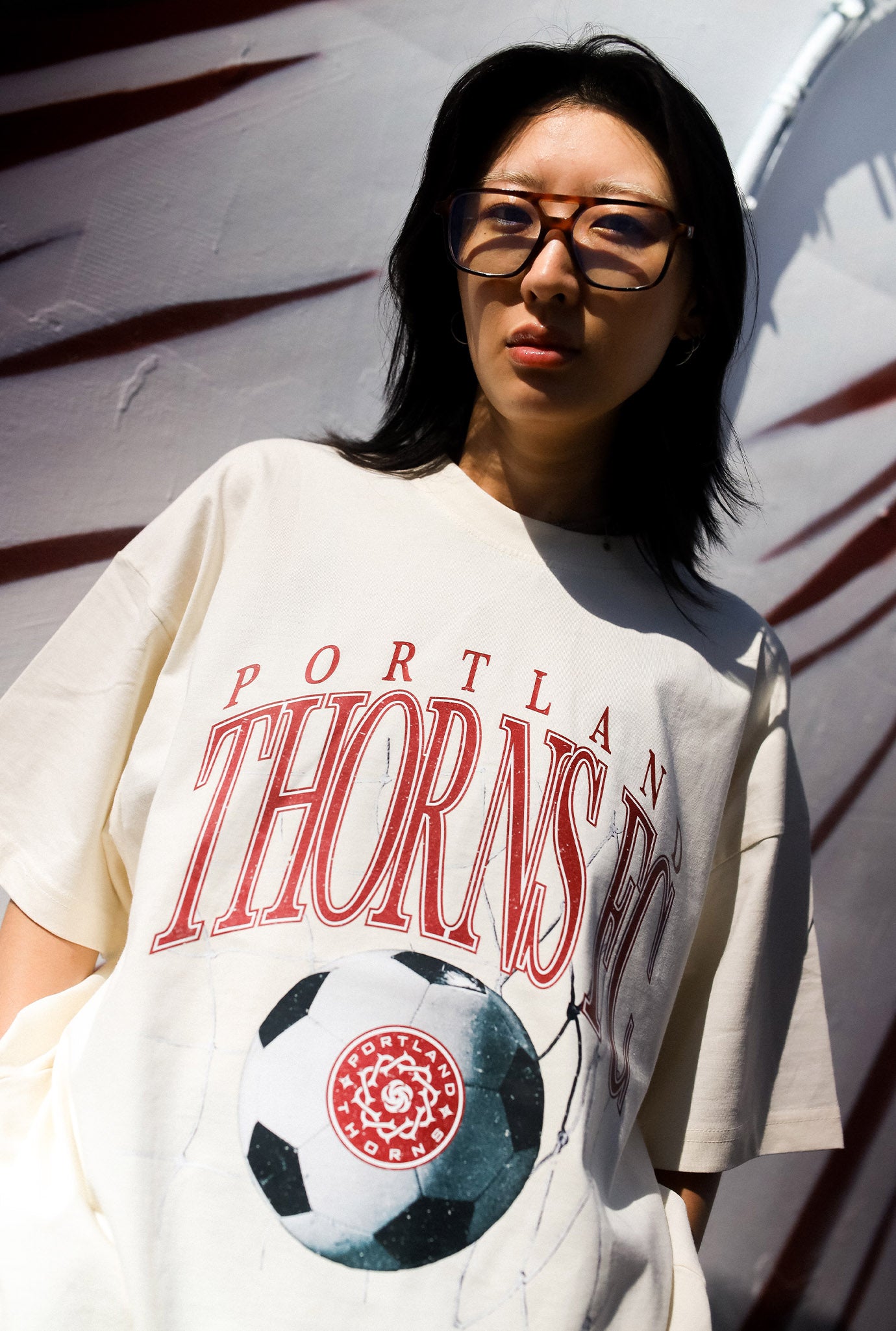 Portland Thorns FC Heavyweight T-Shirt - Ivory