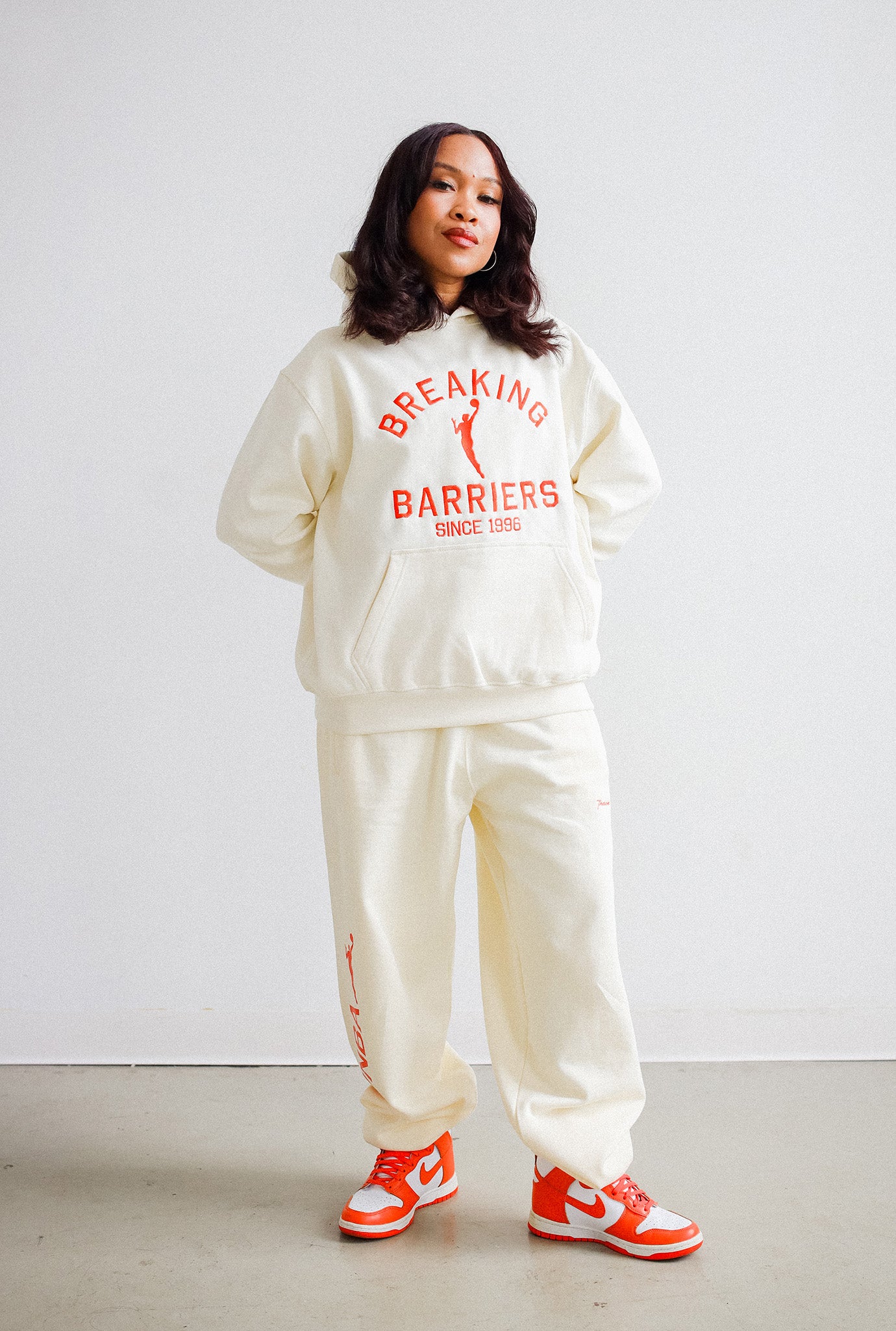 Breaking Barriers Heavyweight Hoodie - Ivory