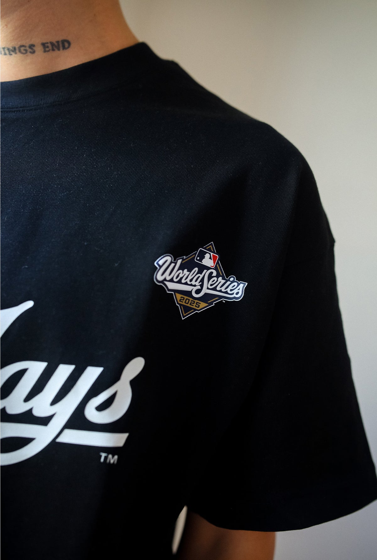 Toronto Blue Jays Script World Series 2025 Heavyweight T-Shirt - Black