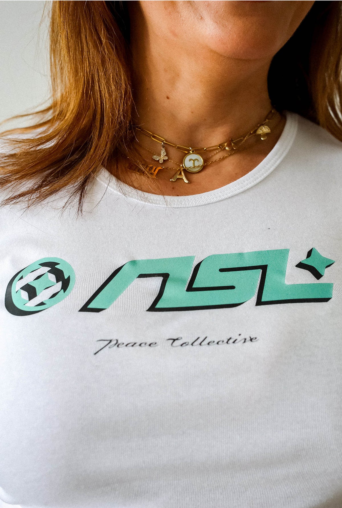 NSL Baby Tee - White