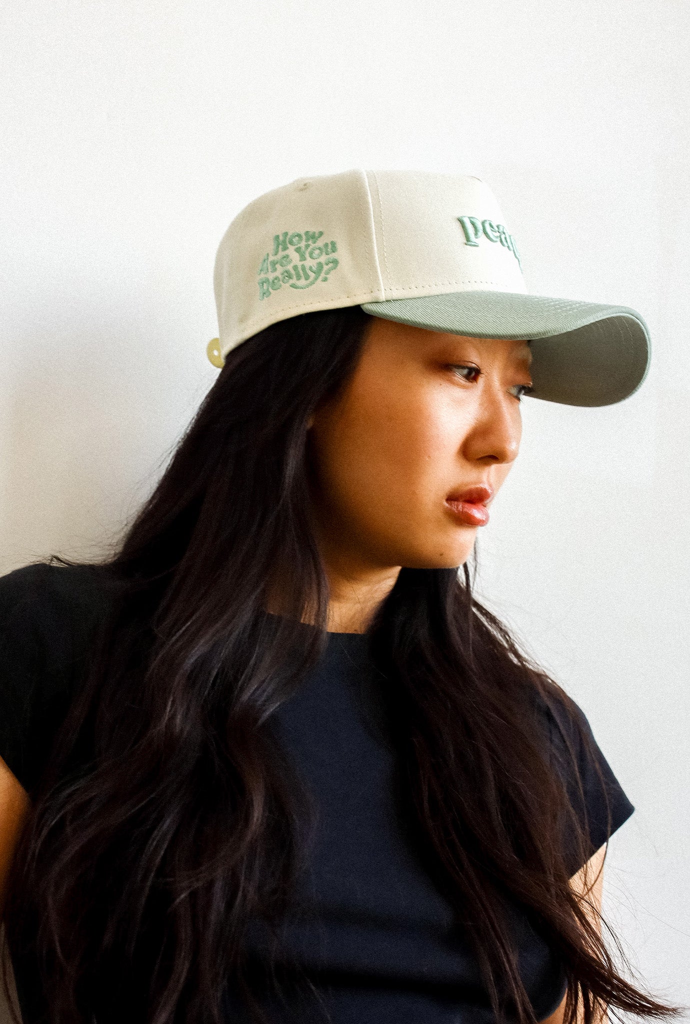 Peace How Are You Really 9FORTY Adjustable Cap - Eucalyptus