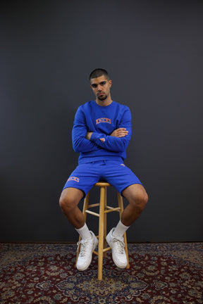 New York Knicks Playoffs Fleece Shorts - Royal