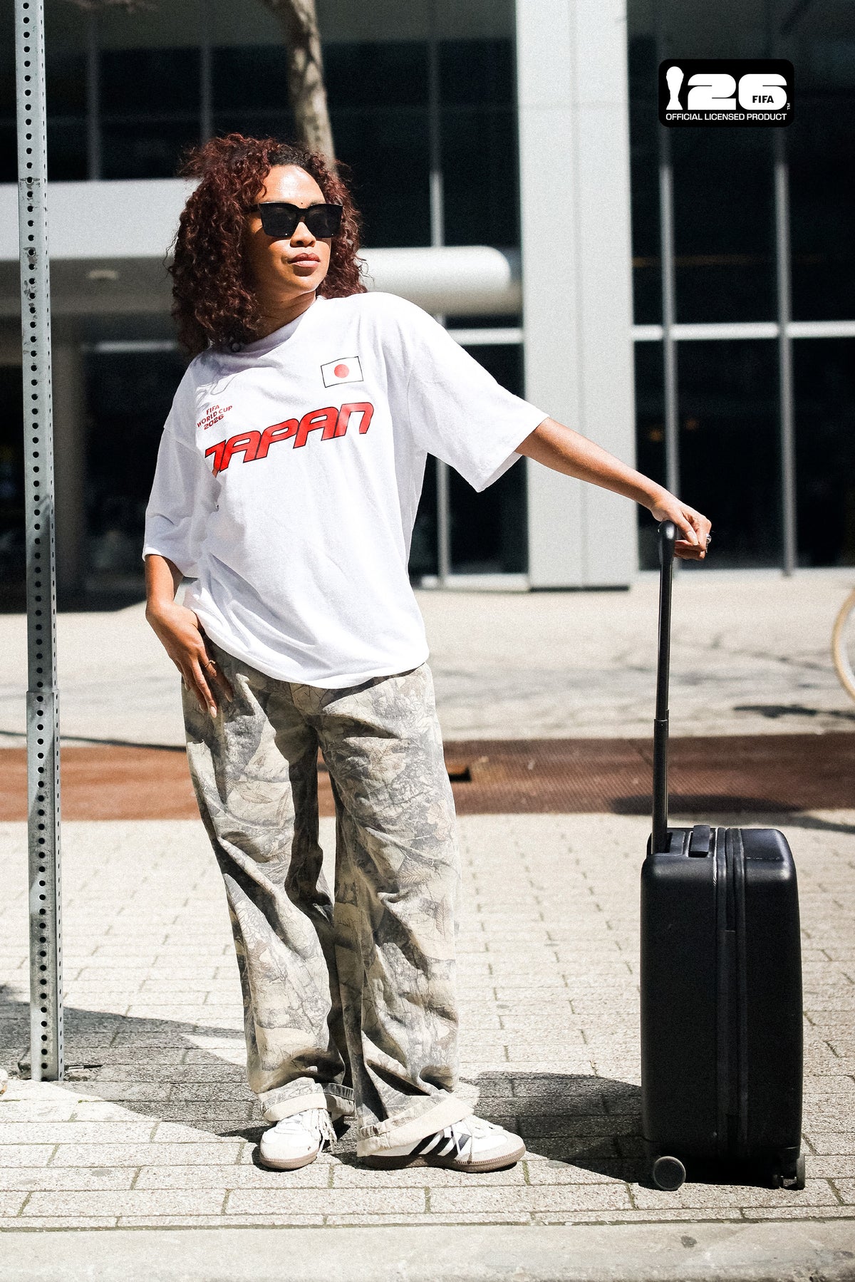 Camiseta FIFA World Cup 2026™ Japón Tri Logo - Blanca
