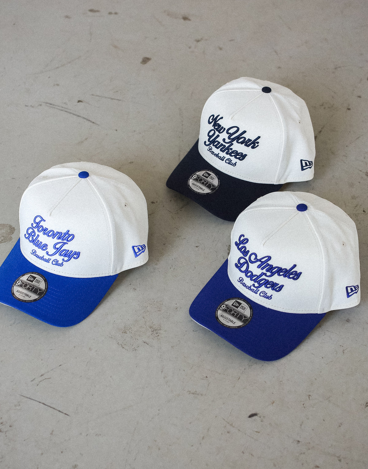 Los Angeles Dodgers Script 9FORTY Adjustable Cap - Chrome