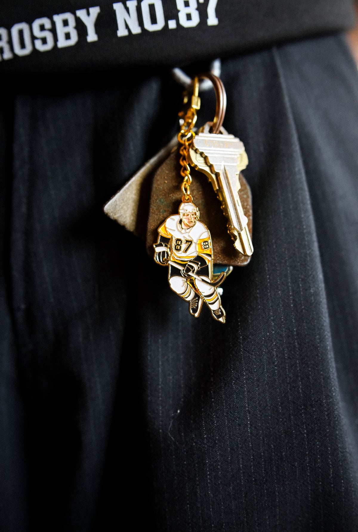 Sidney Crosby Away Keychain - Multicolour