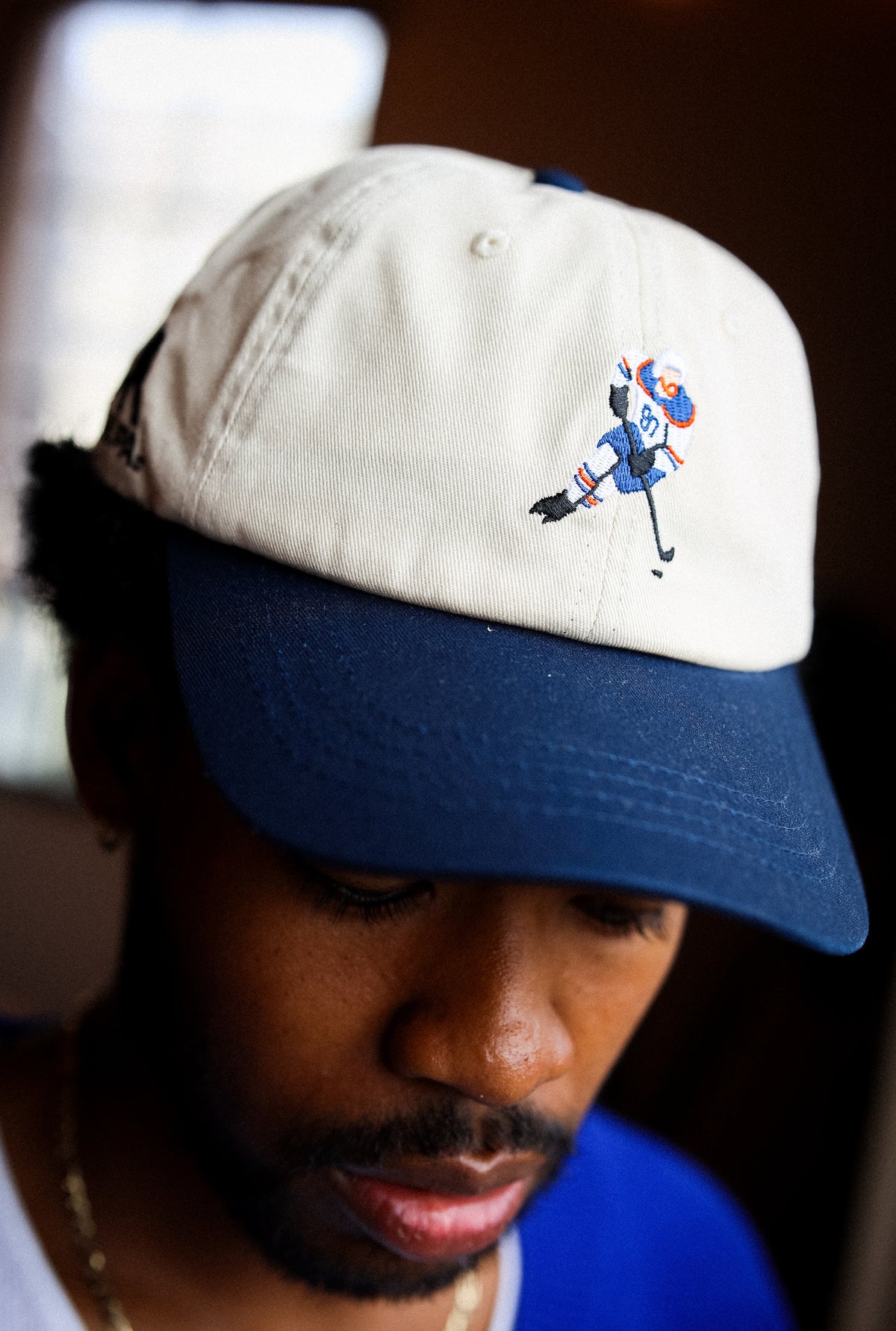 Connor McDavid Two Tone Dad Cap - Navy / Ivory