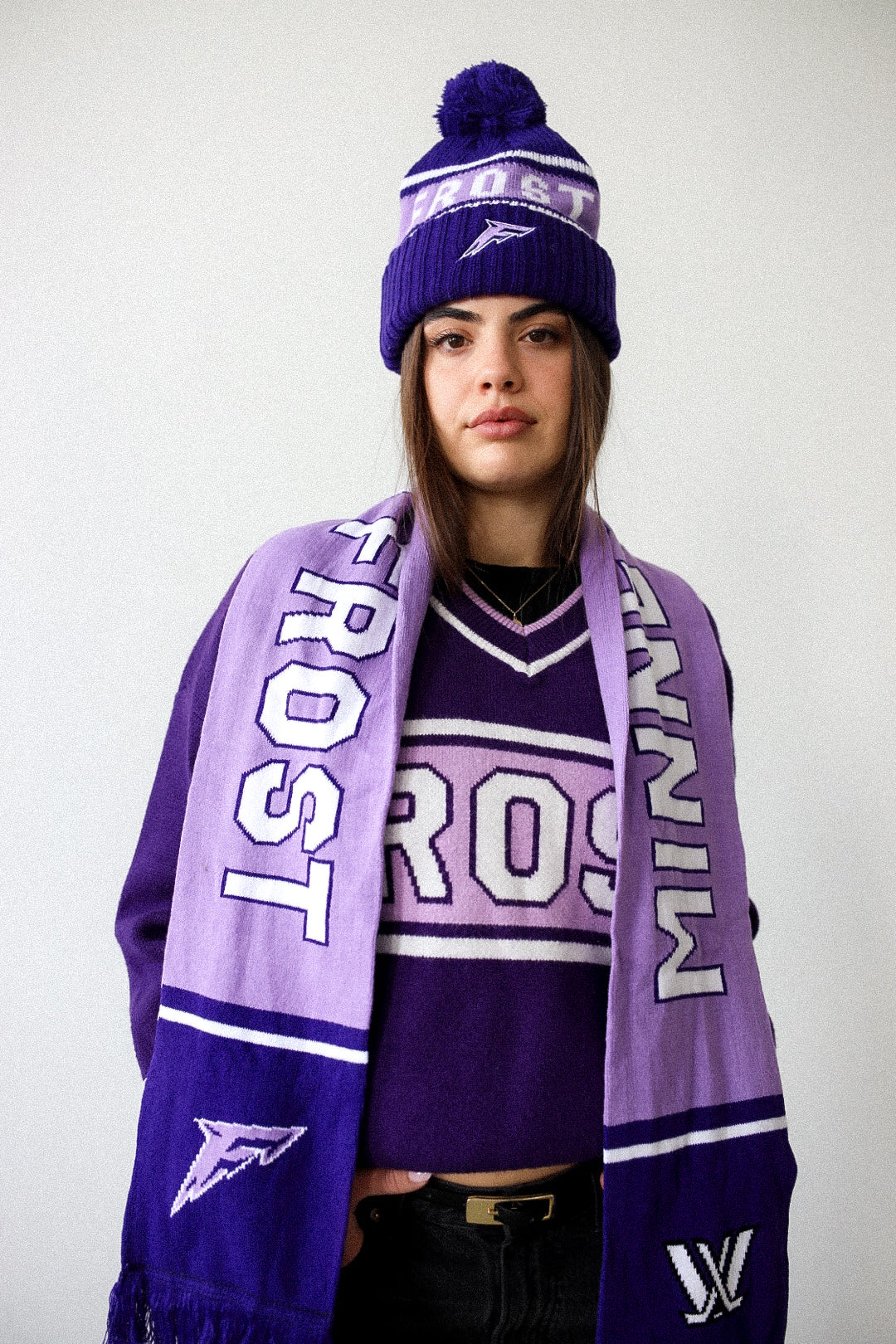Minnesota Frost Scarf - Purple