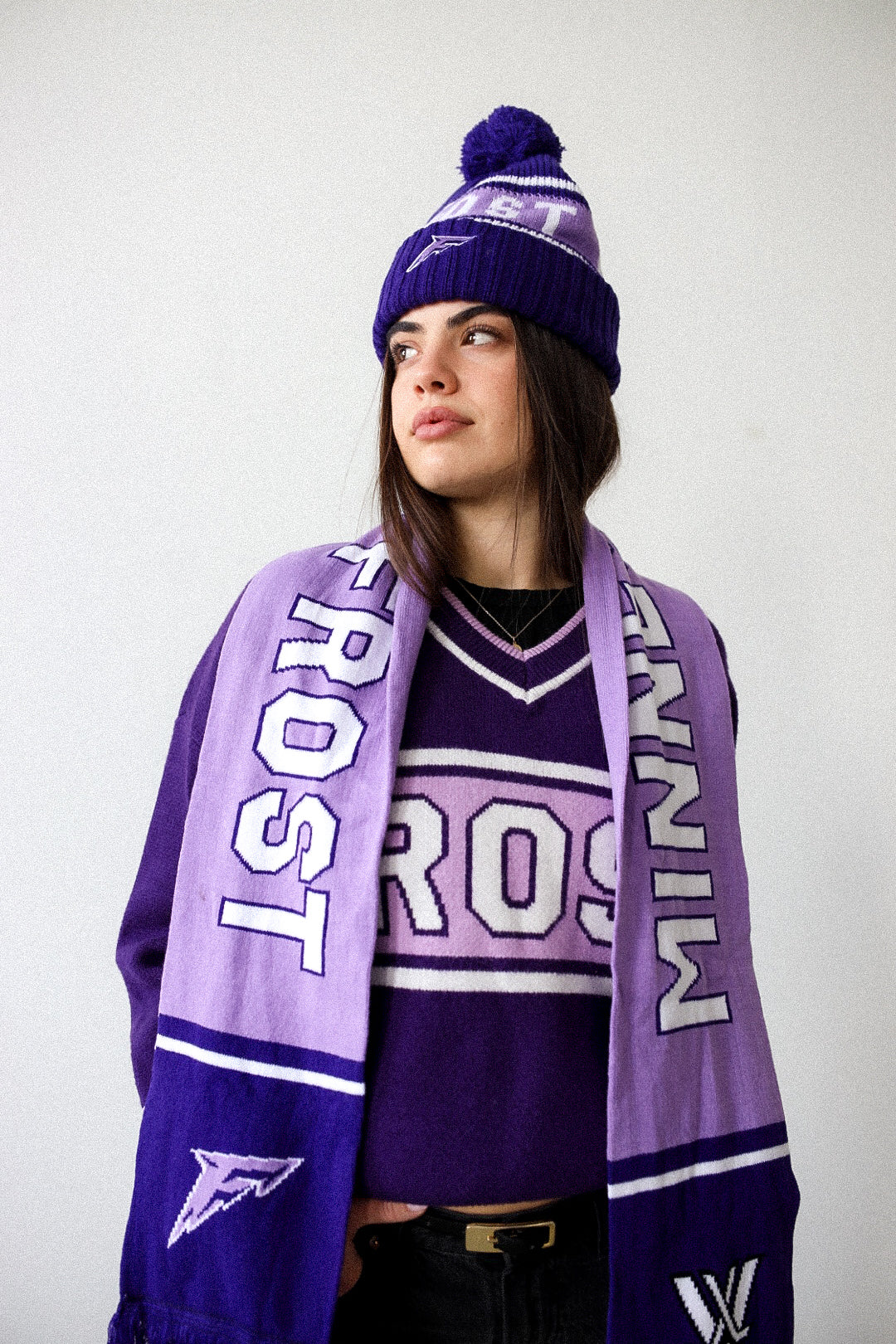 Minnesota Frost Scarf - Purple