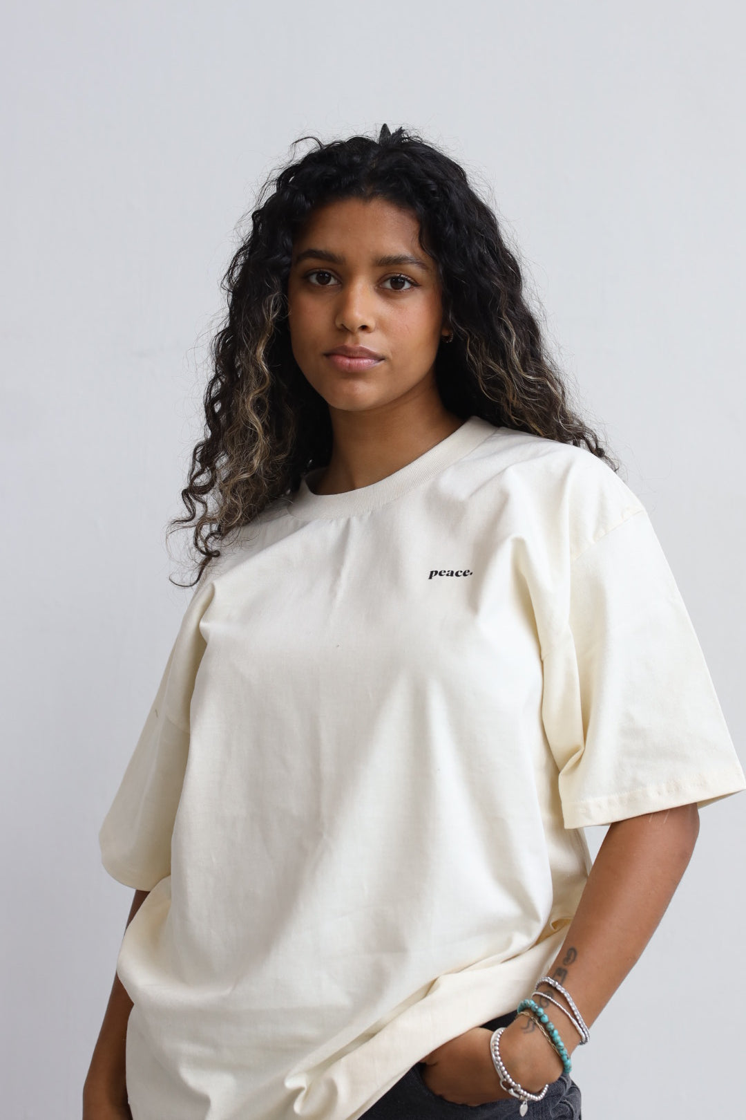 P/C Basics Heavyweight T Shirt - Ivory