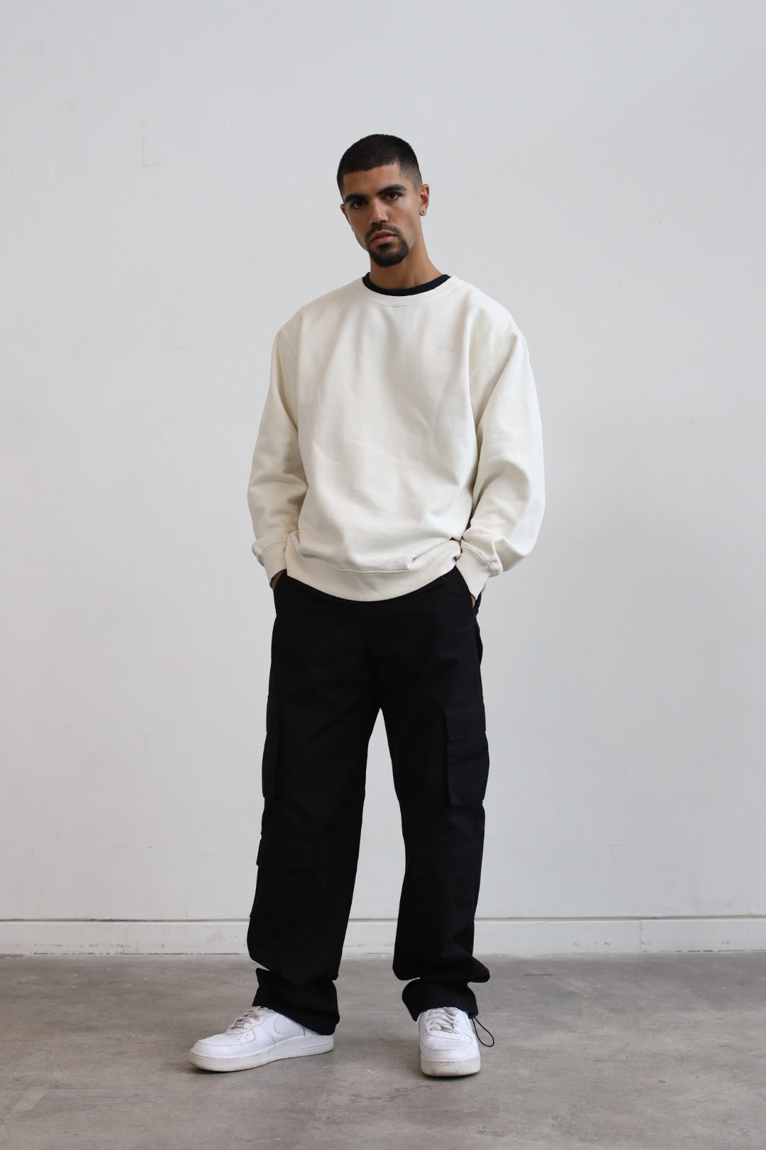 P/C Basics Heavyweight Crewneck - Ivory