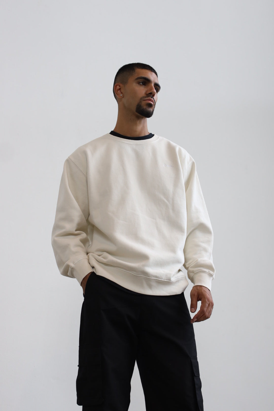 P/C Basics Heavyweight Crewneck - Ivory