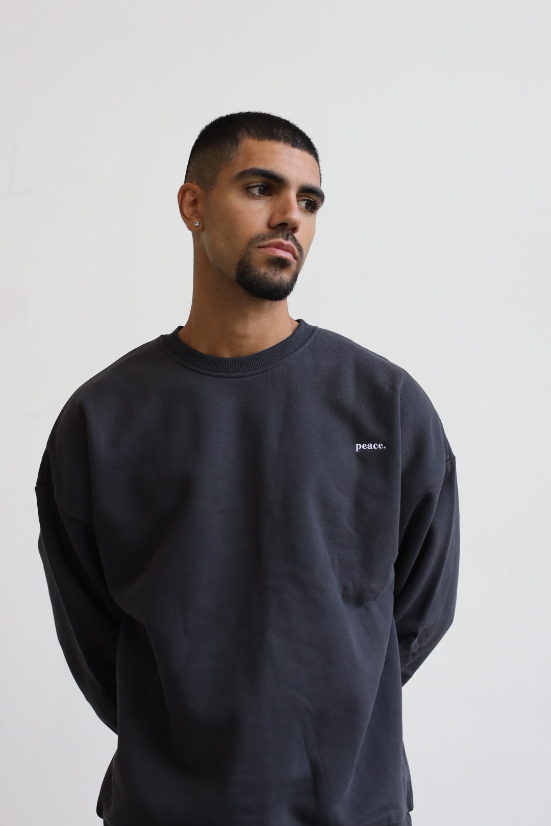 Peace Basics SuperHeavy™️ Crewneck - Black