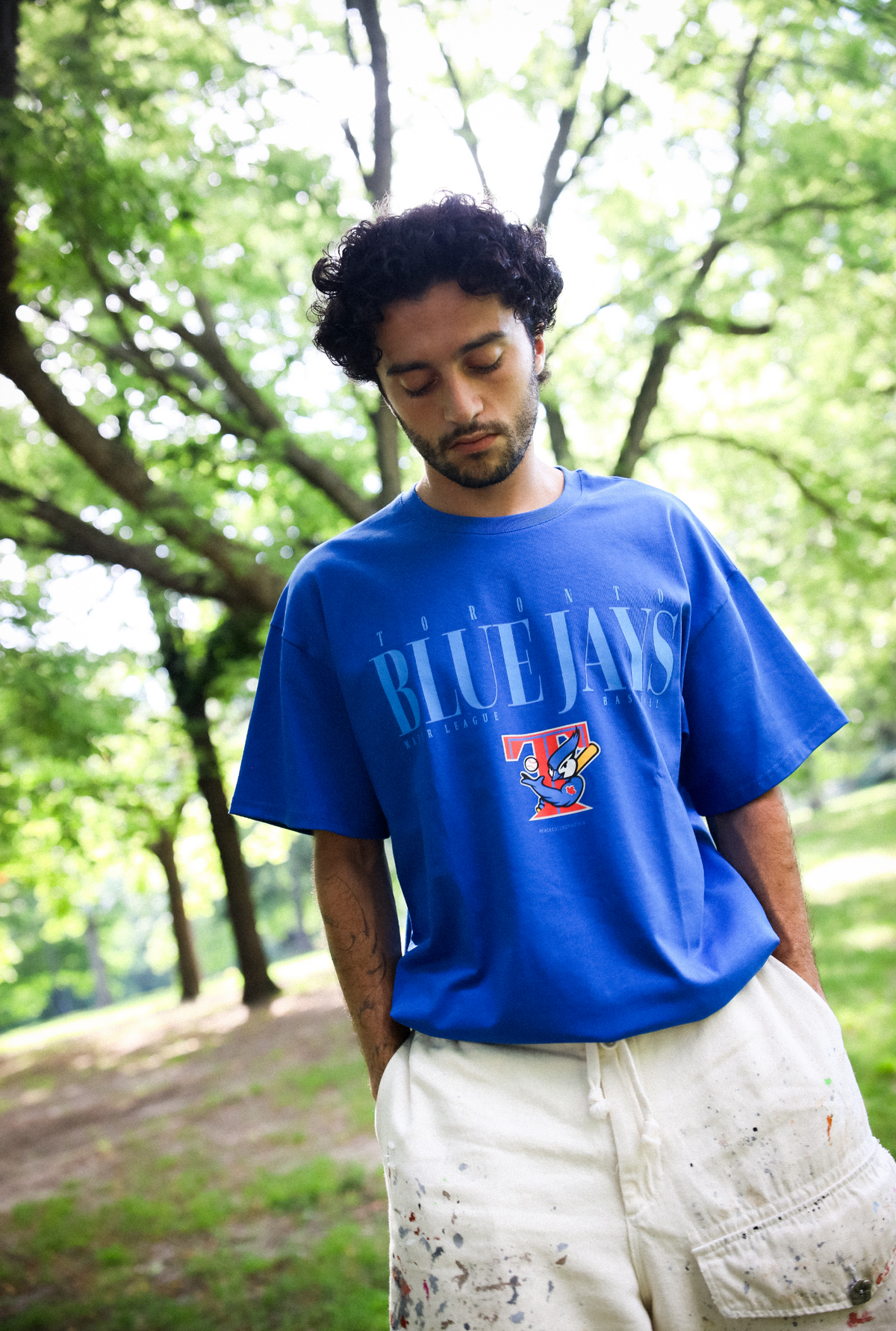 Toronto Blue Jays Vintage Heavyweight T-Shirt - Royal