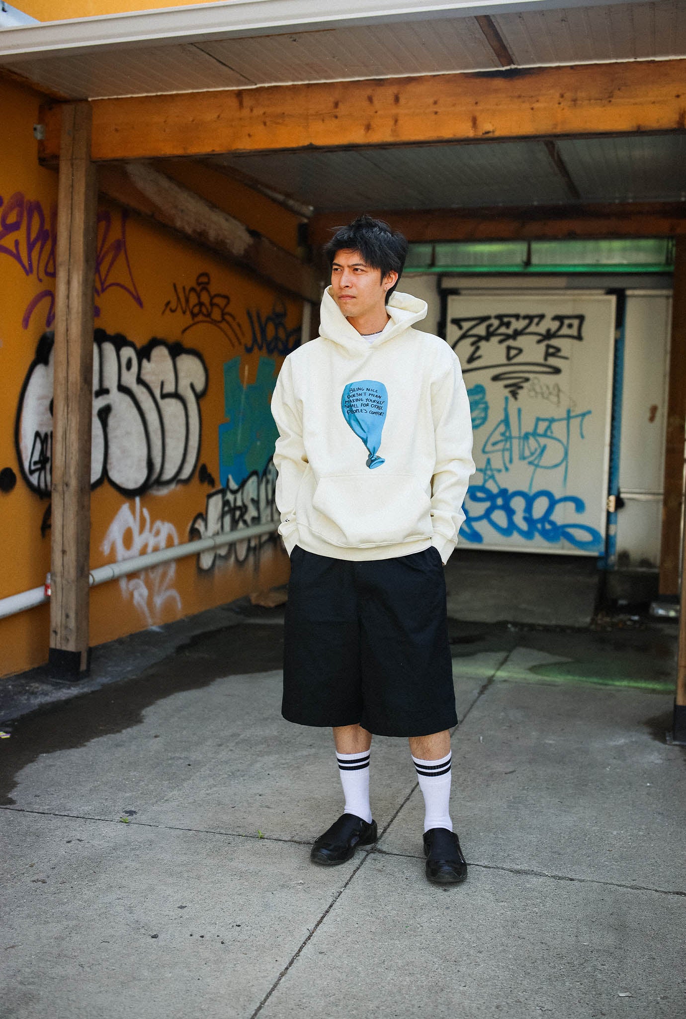 Balloon Heavyweight Hoodie - Ivory