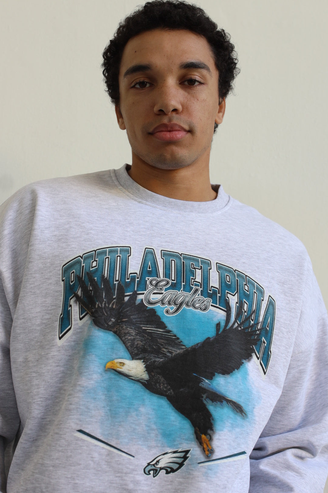 Philadelphia Eagles Mascot SuperHeavy™️ Crewneck - Ash