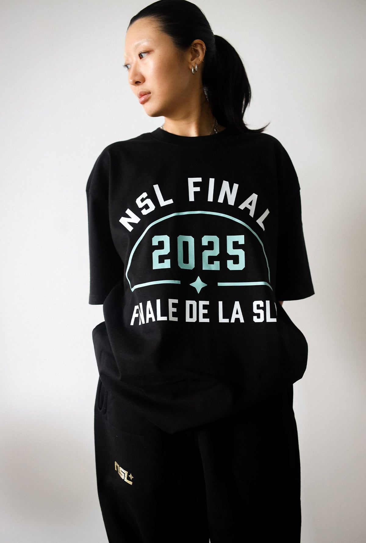 NSL Final 2025 Heavyweight T-Shirt - Black