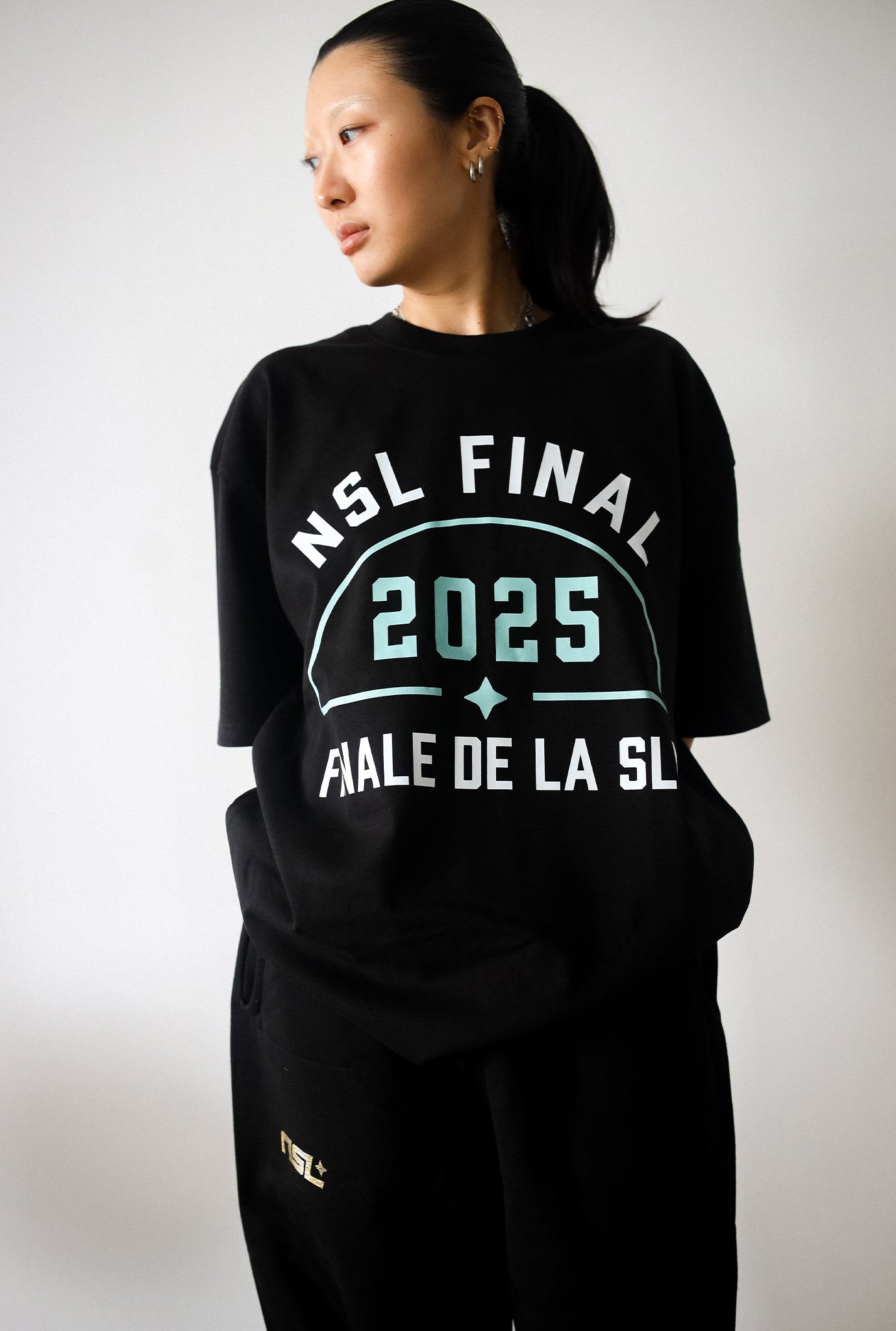NSL Final 2025 Heavyweight T-Shirt - Black