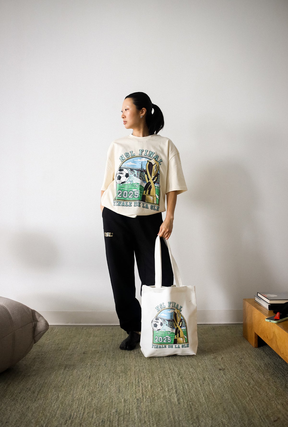 NSL Final 2025 Tote Bag - Ivory