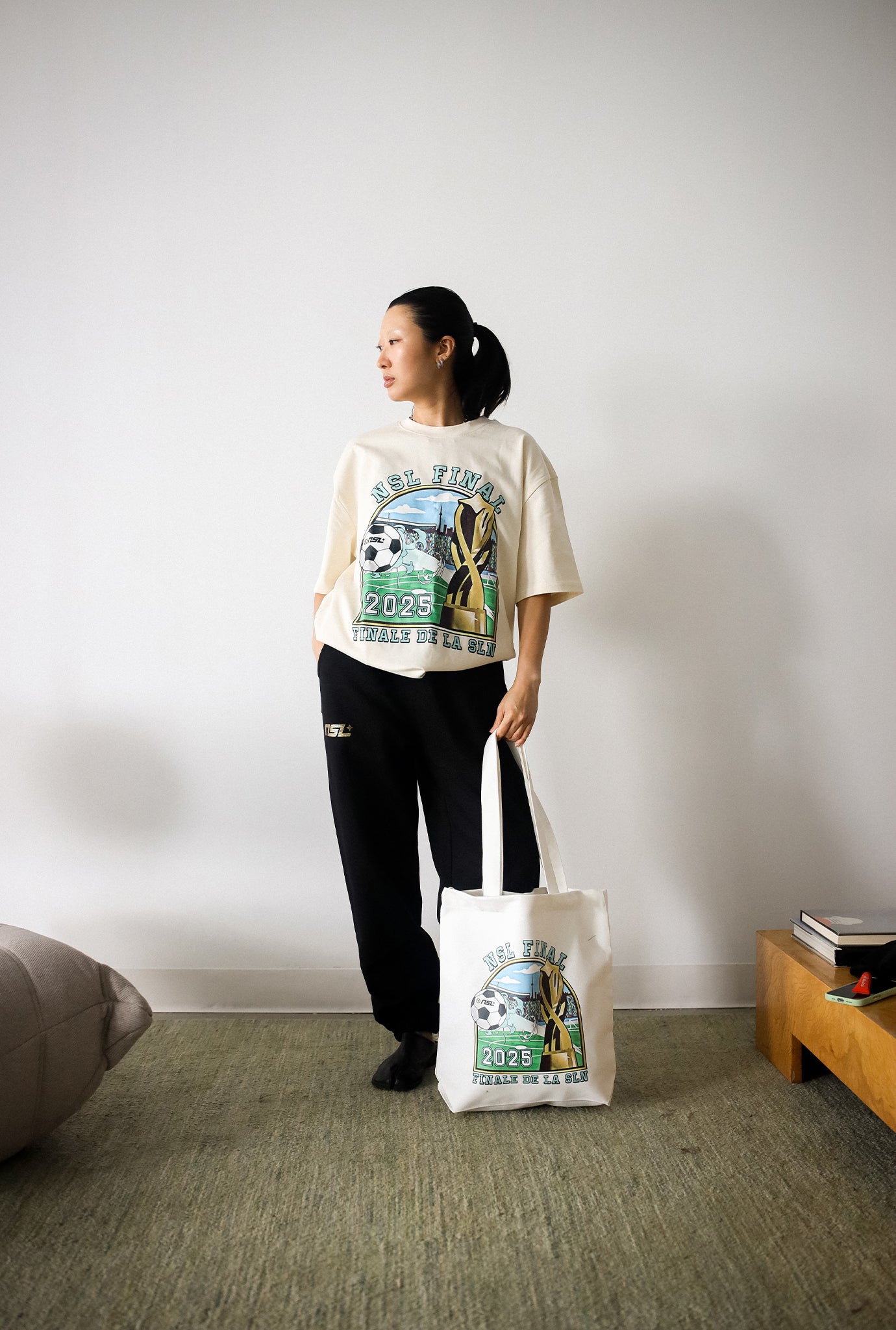 NSL Final 2025 Tote Bag - Ivory