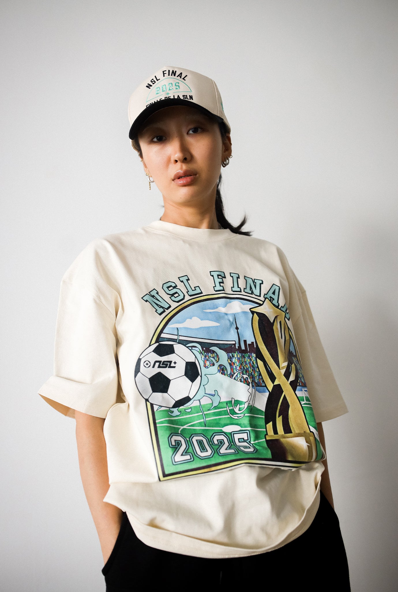 NSL Final 2025 Heavyweight T-Shirt - Ivory