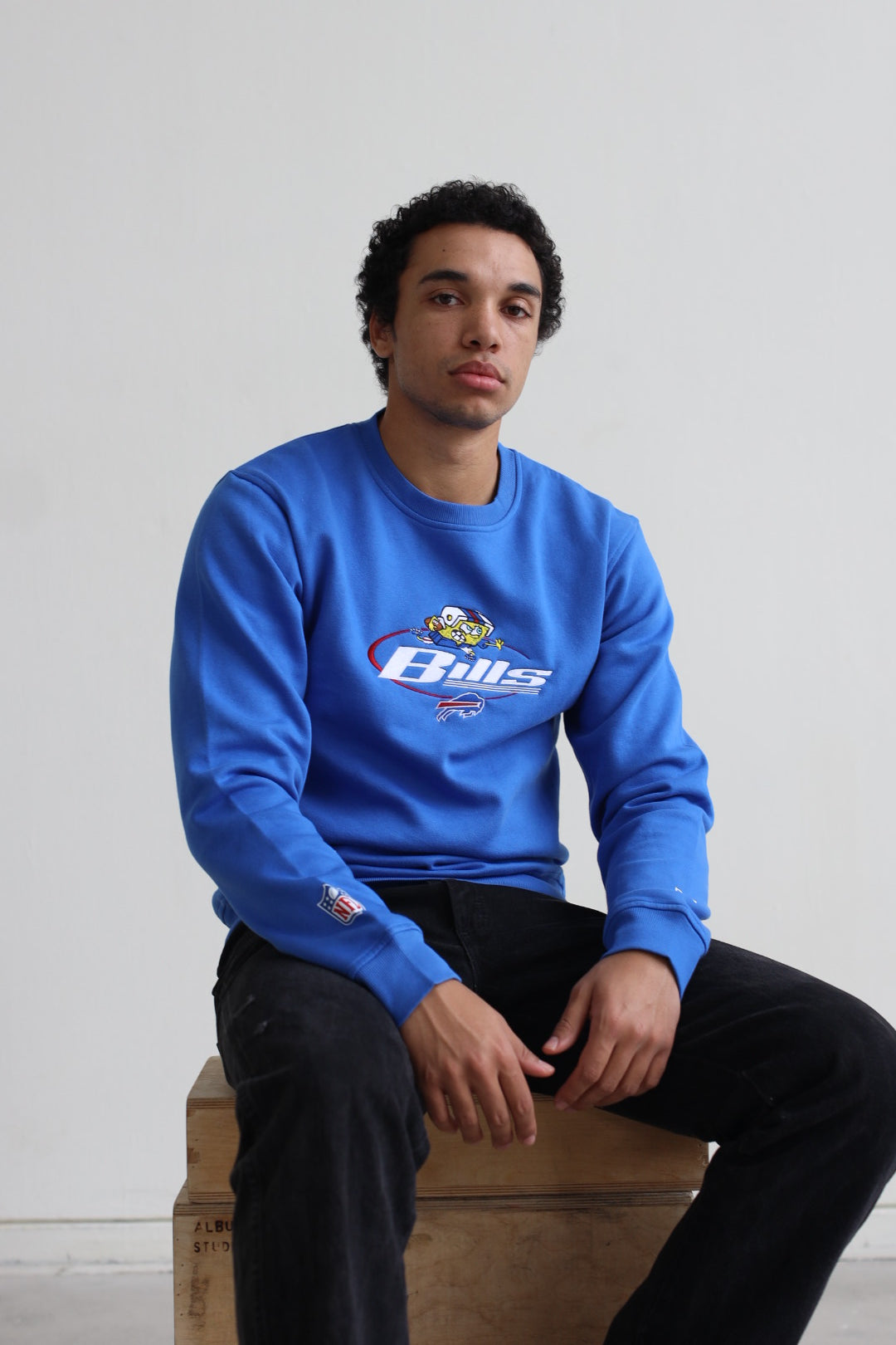 NFL x Nickelodeon Embroidered Crewneck - Buffalo Bills