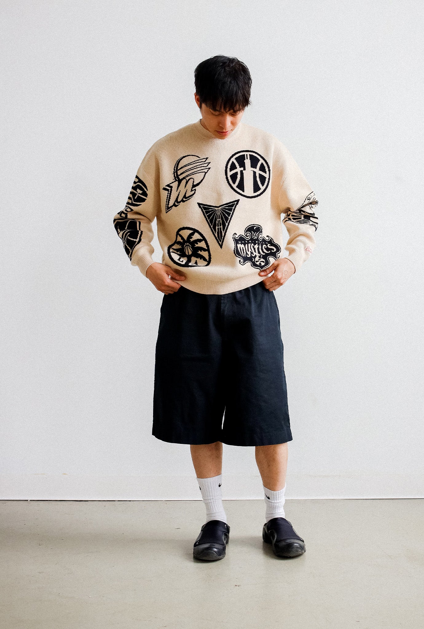 WNBA Knit Sweater - Ivory