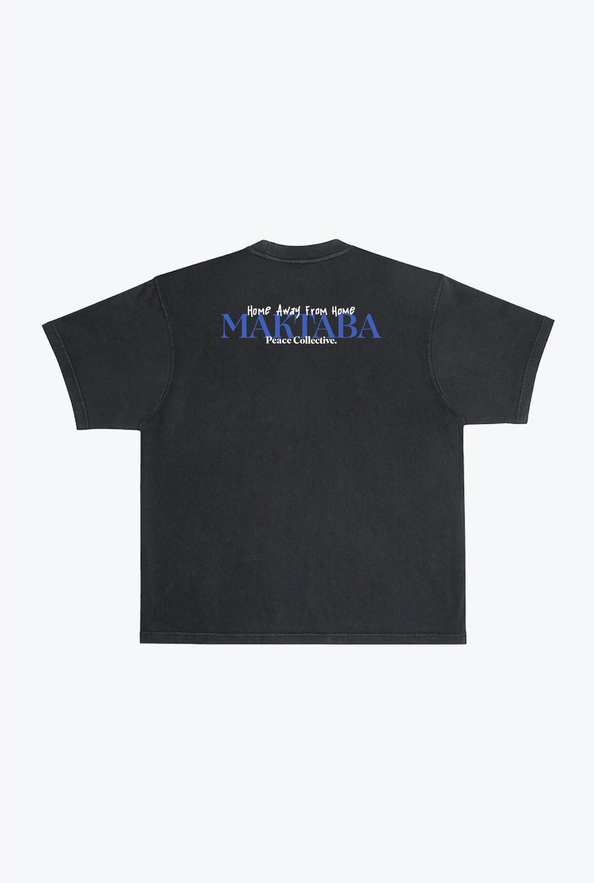Home Away Toronto Heavyweight Garment Dyed T-Shirt - Black