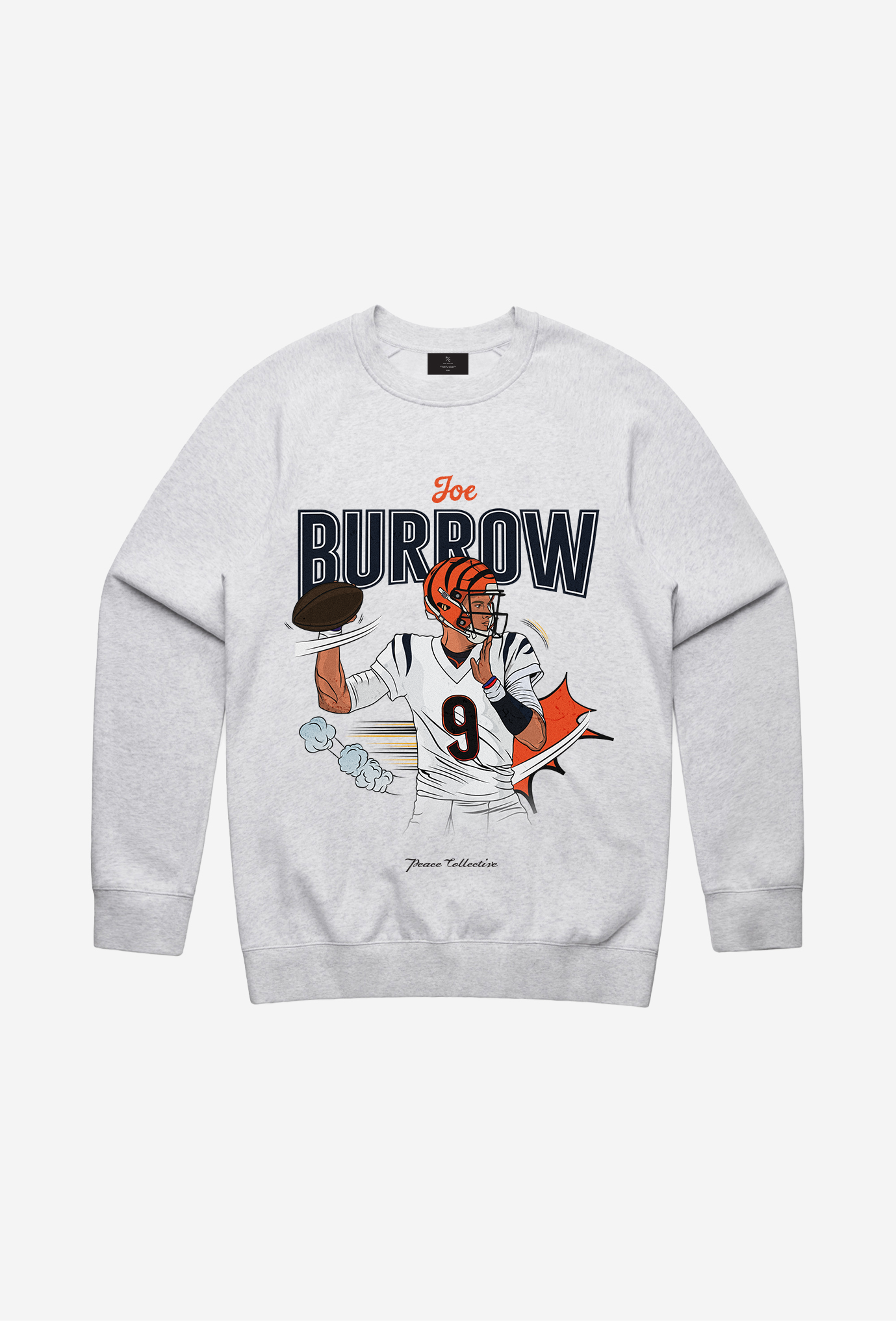 Joe Burrow Crewneck - Ash