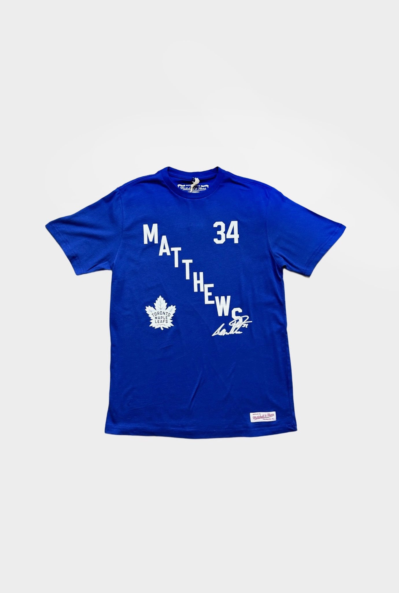 Auston Matthews Diagonal T-Shirt - Blue