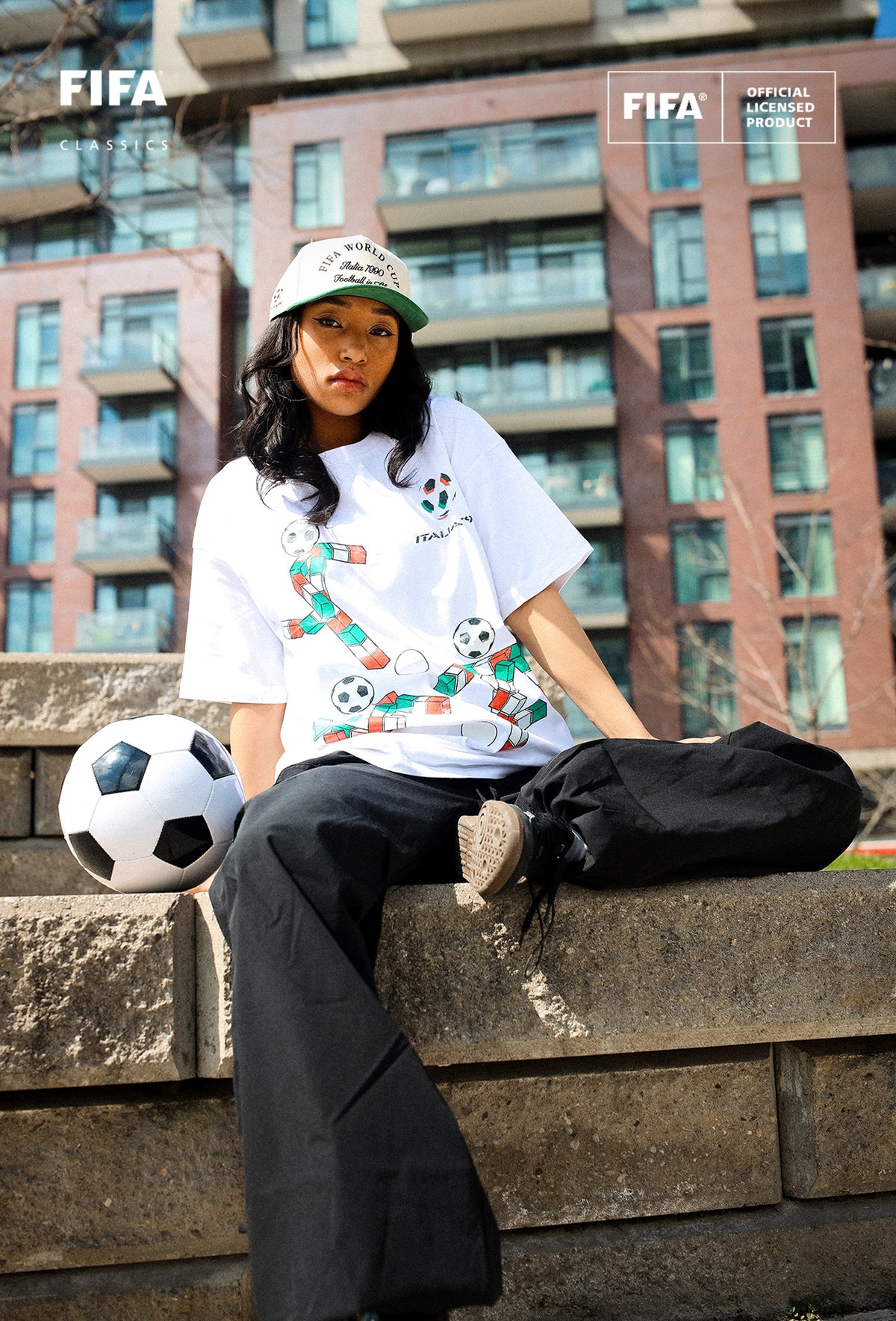FIFA World Cup™ Italy Mascot Heavyweight T-Shirt - White