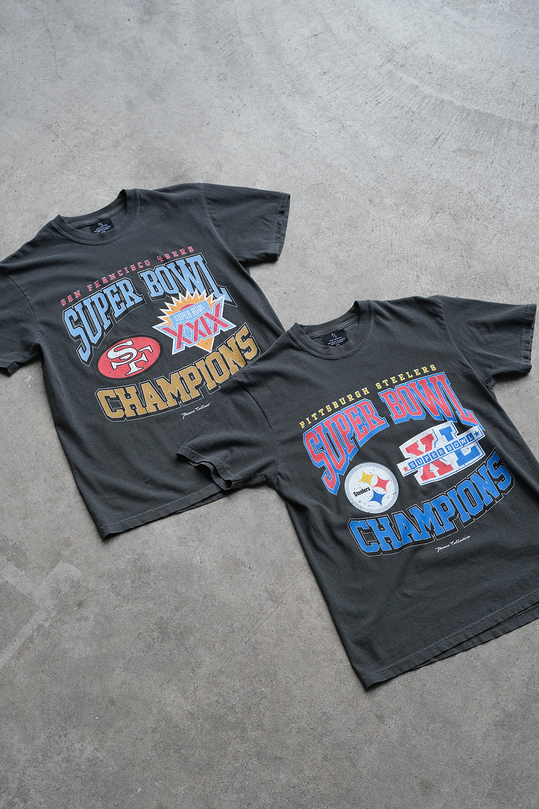 Pittsburgh Steelers Super Bowl XL Heavyweight T-Shirt - Black