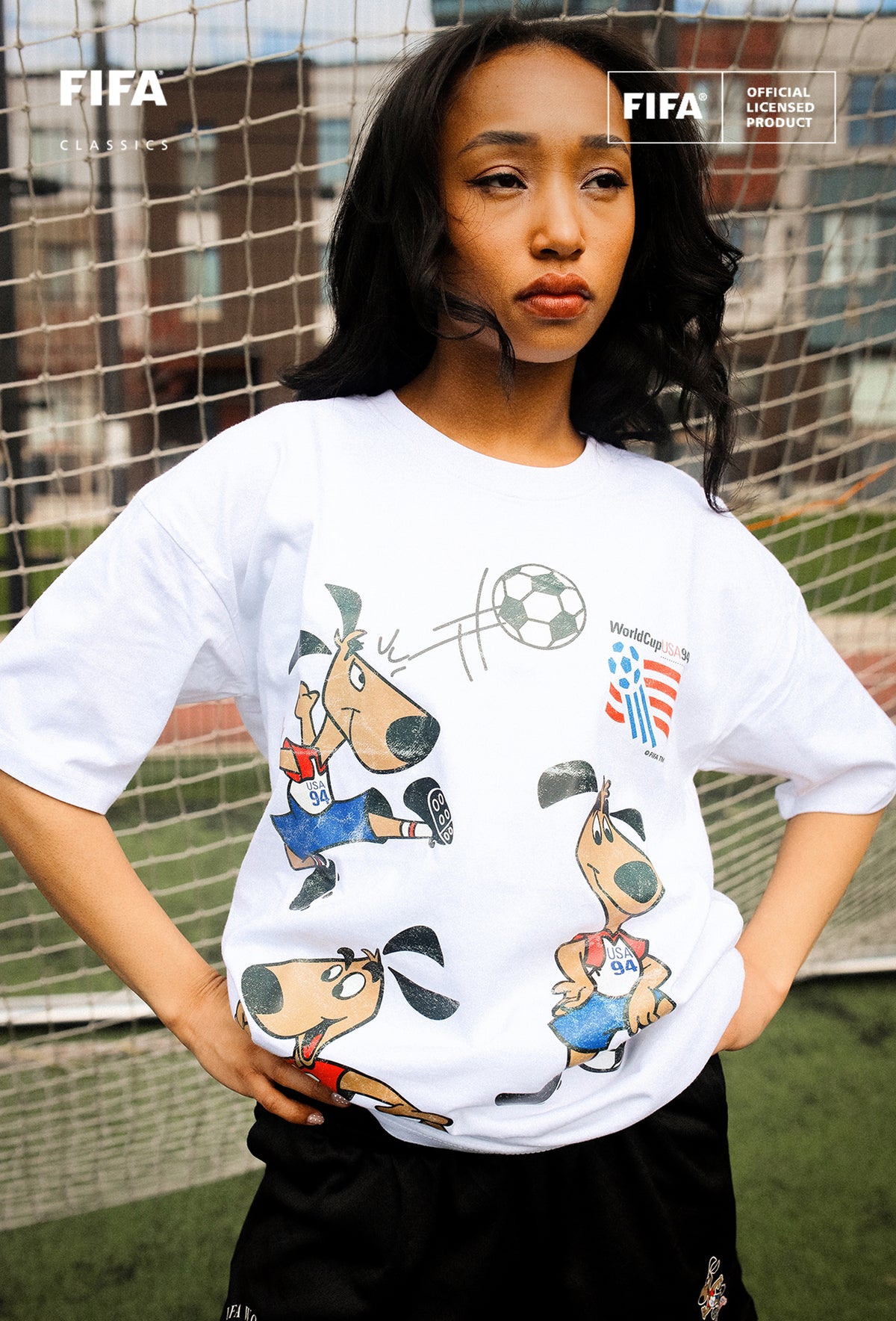 FIFA World Cup™ 1994 USA Mascot Heavyweight T-Shirt - White