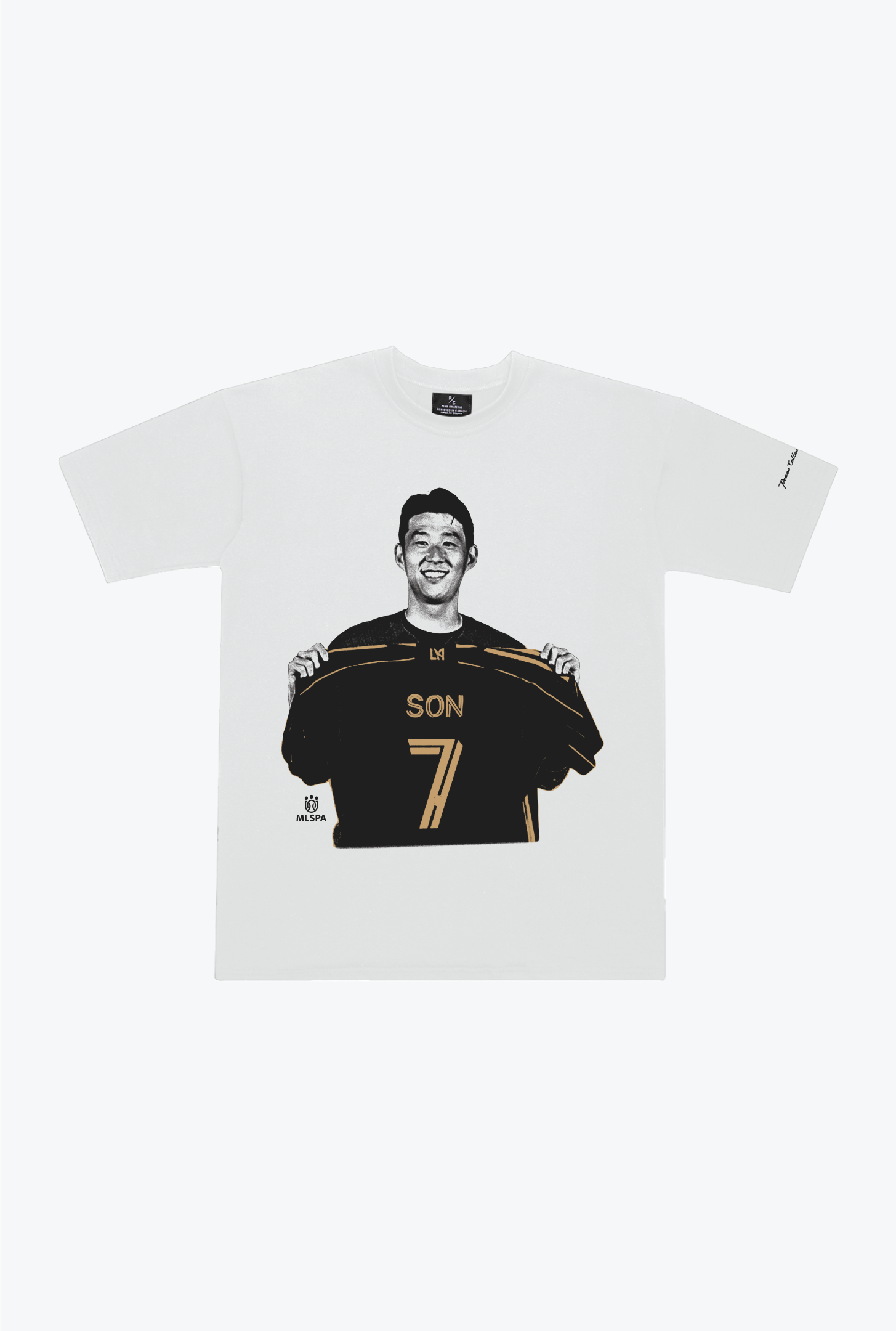 Son Heung-min Heavyweight T-Shirt - White