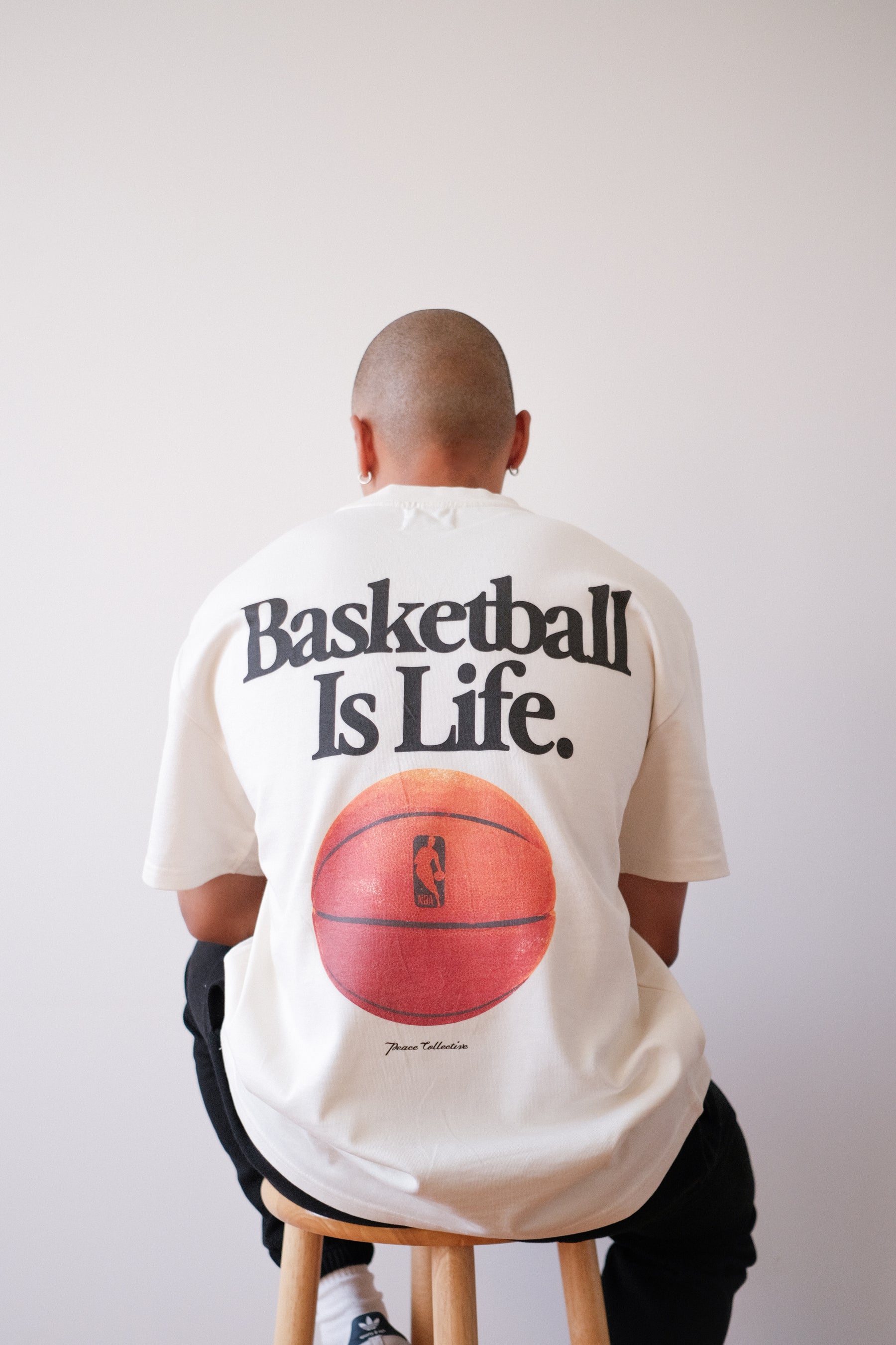 Basketball is Life Heavyweight T-Shirt - Natural