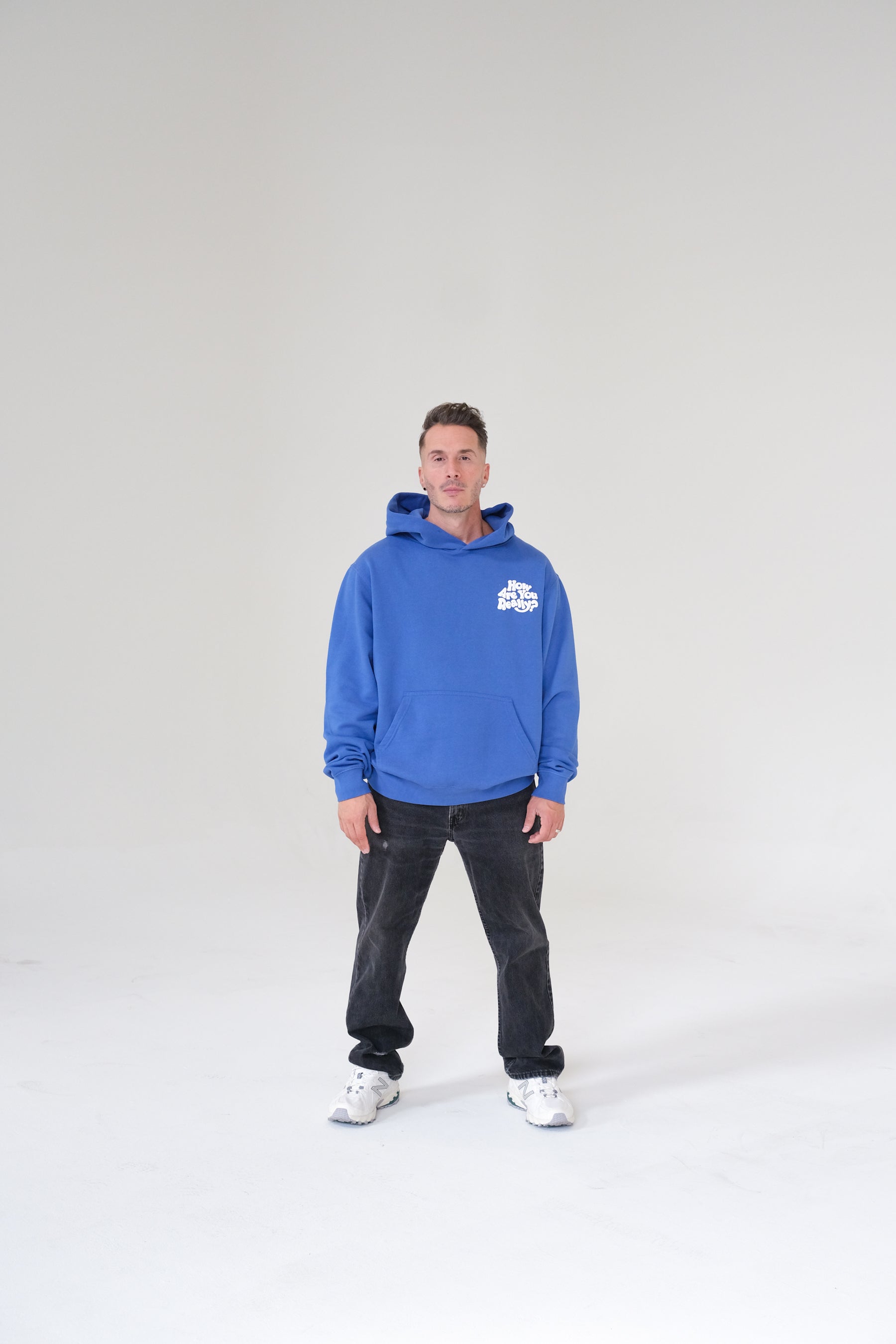 How Are You Really? Heavyweight Hoodie - Royal