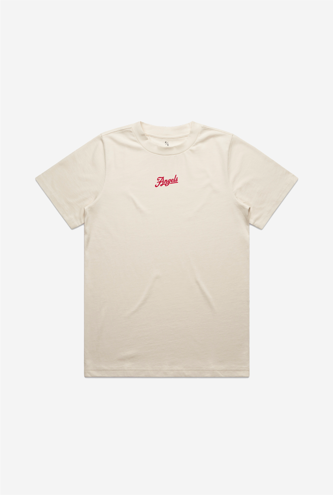 Los Angeles Angels Women's Heavyweight T-Shirt - Natural