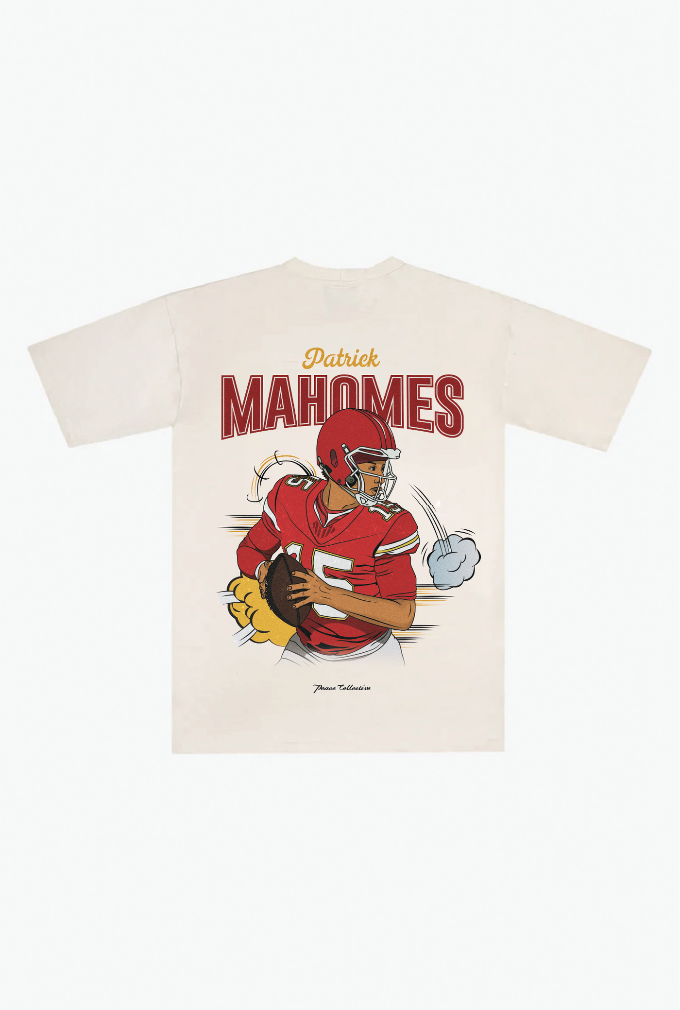 Patrick Mahomes Heavyweight T-Shirt - Ivory