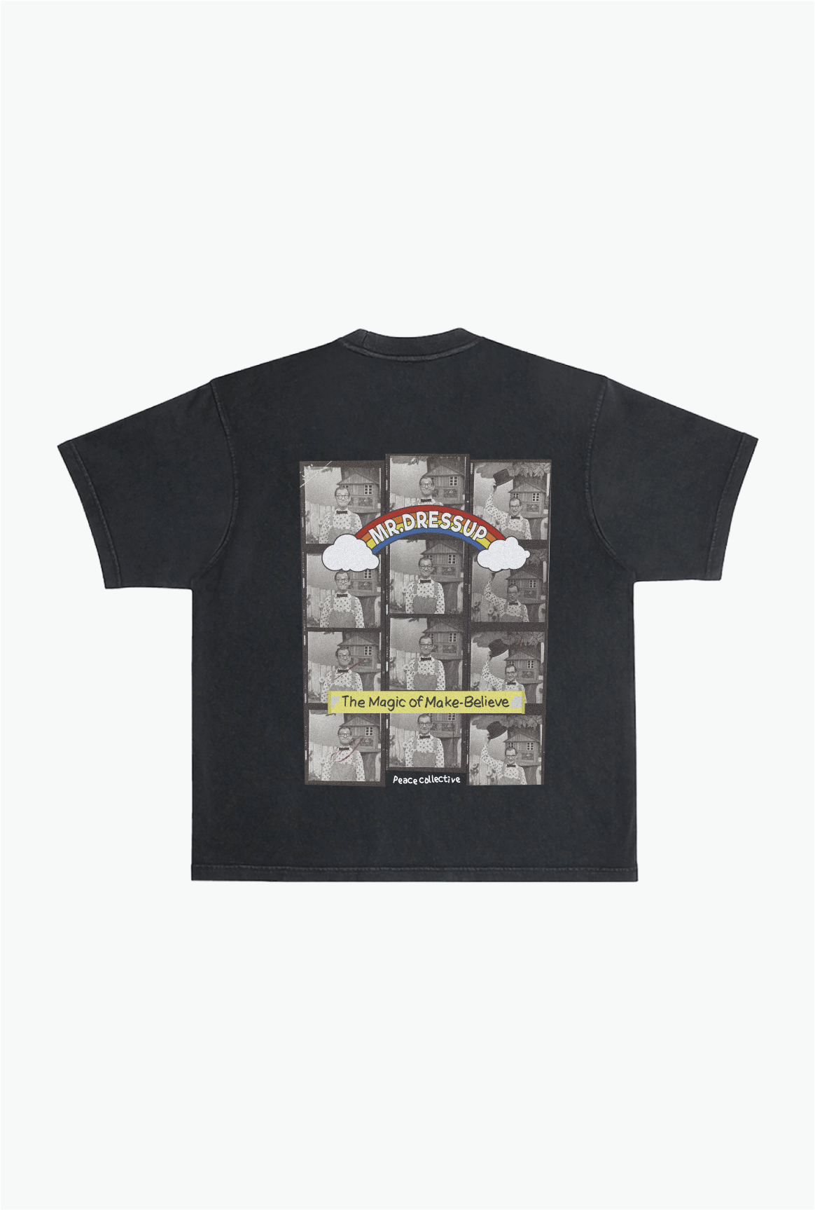 Mr. Dressup Vintage Photo Pigment Dye T-Shirt - Black