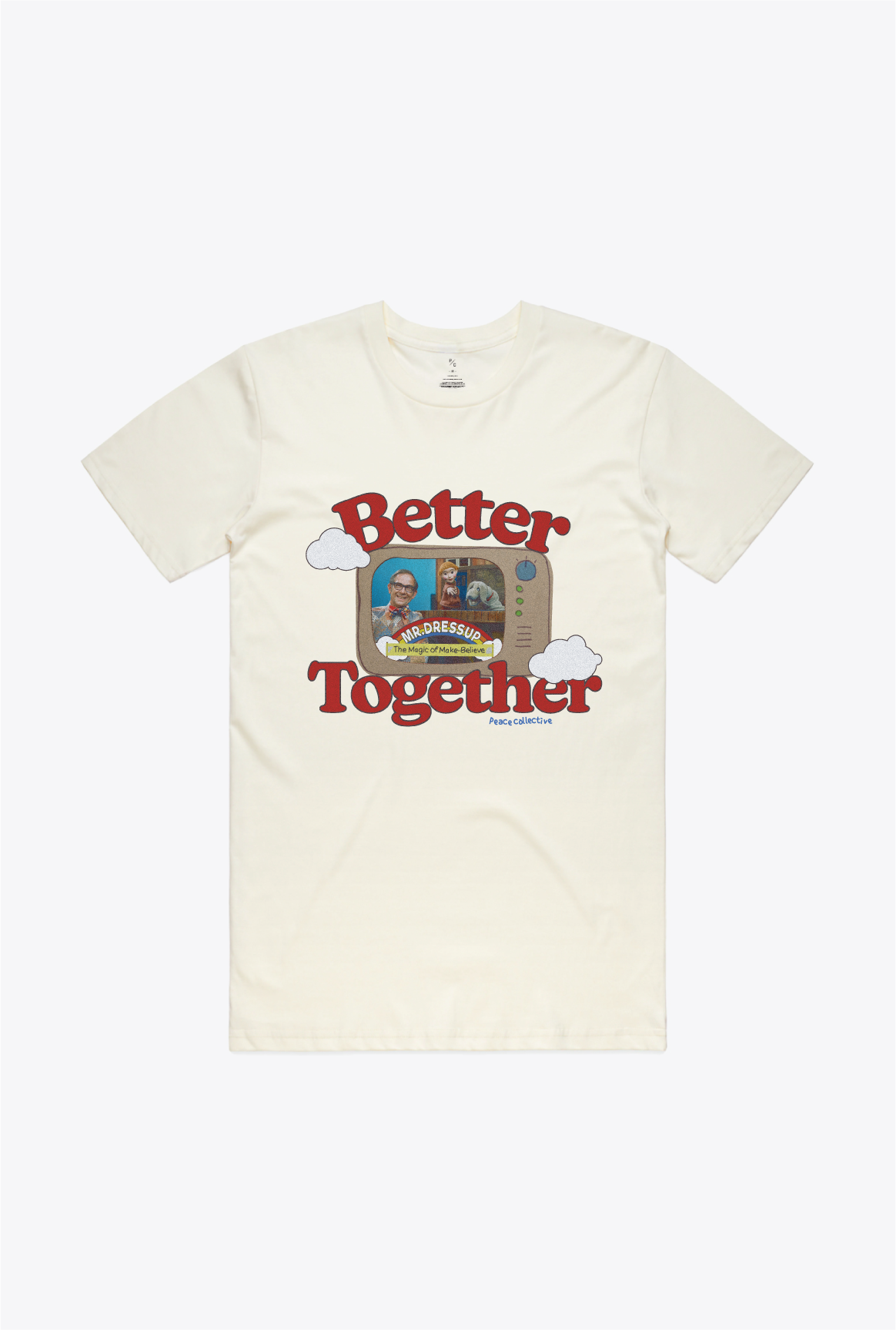 Mr. Dressup Vintage TV T-Shirt - Ivory