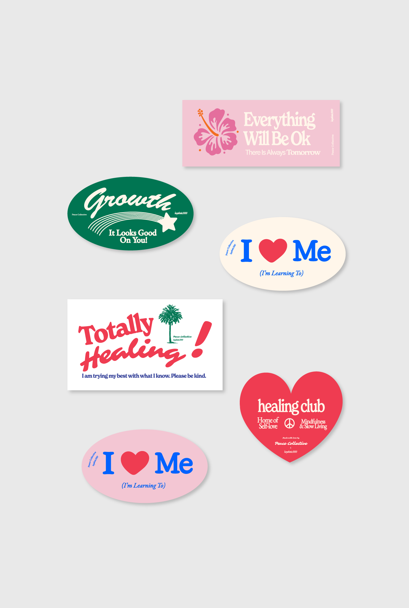 P/C x Kaysthetics Stickers