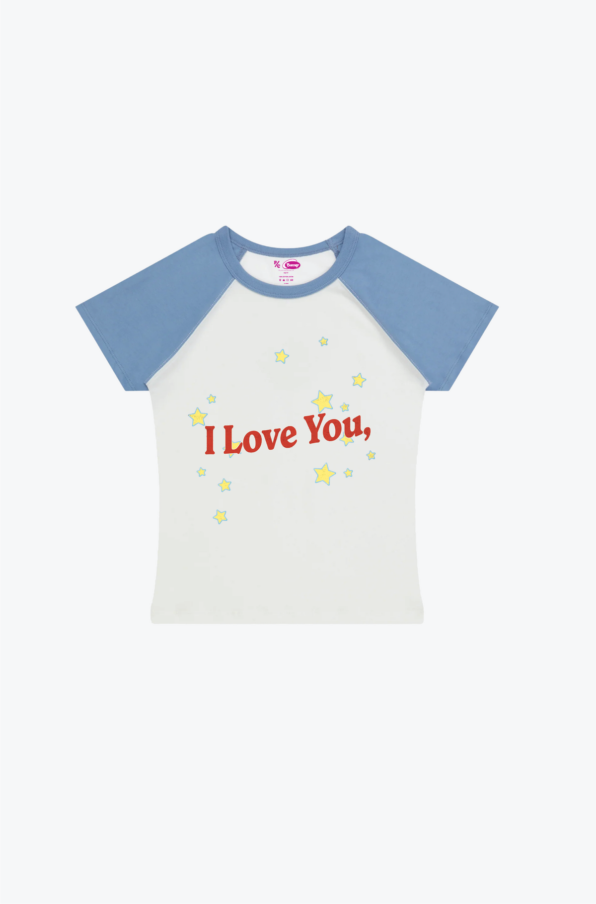 P/C x Barney I Love You Baby Tee - White/Blue