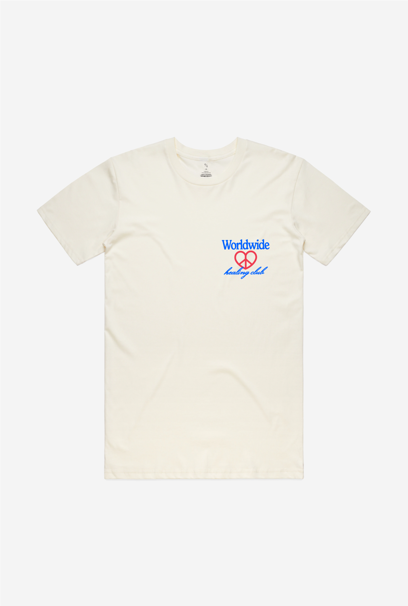 Worldwide Healing Club T-Shirt - Ivory