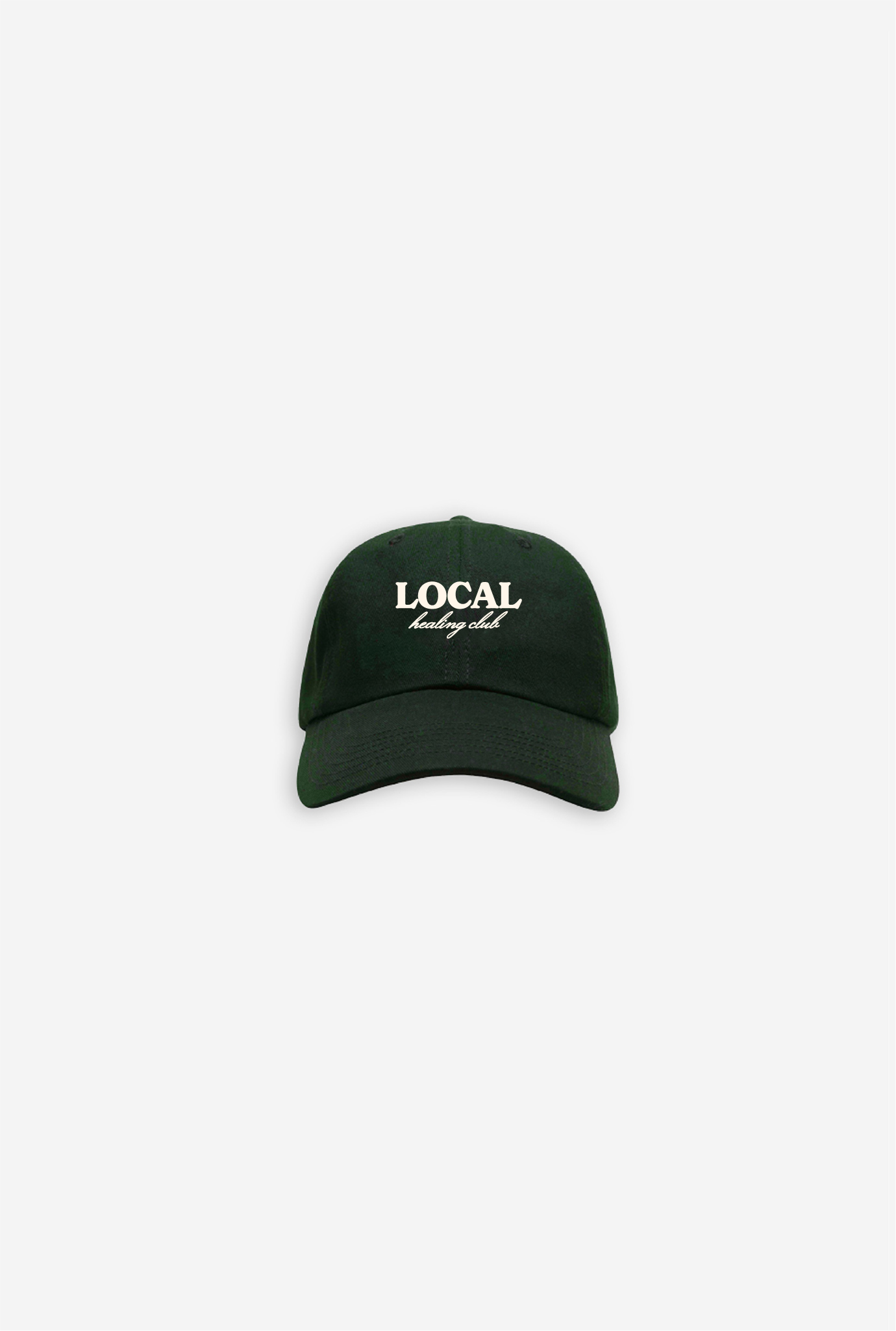 Local Healing Club Dad Cap - Forest Green